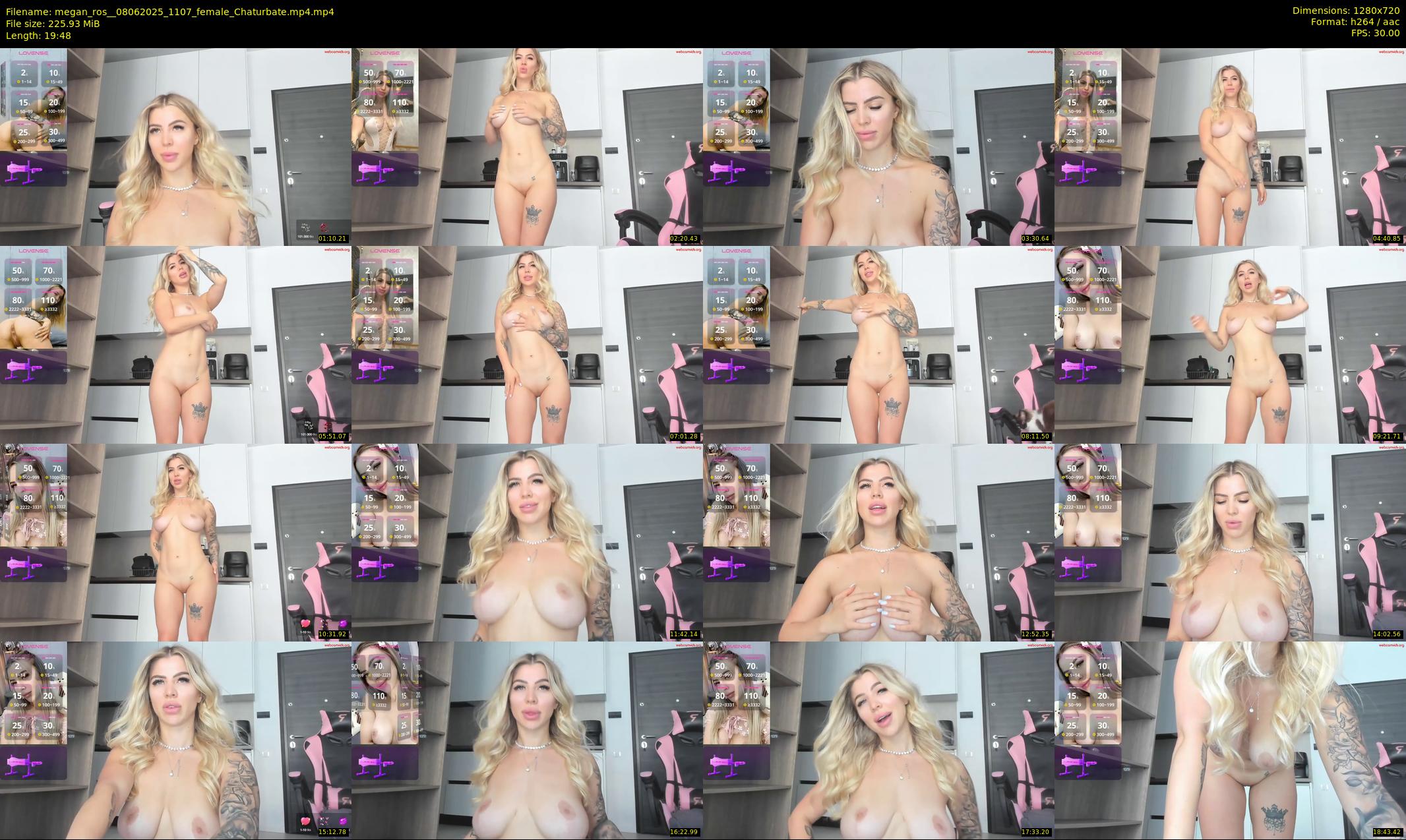 megan_ros_ — 20 minute Chaturbate female cam show recording, 720p, Jun 8, 2025