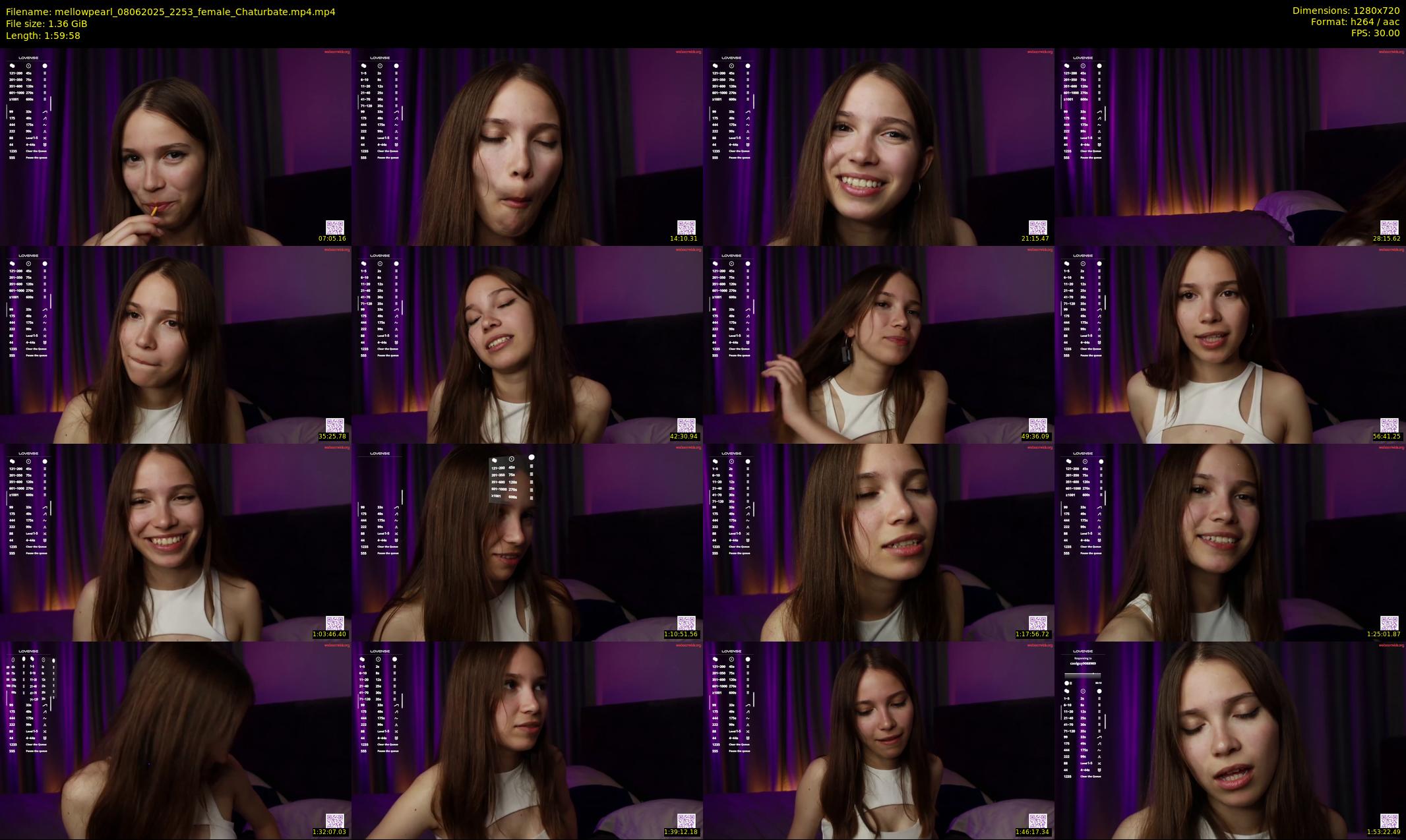 mellowpearl — 120 minute Chaturbate female cam show recording, 720p, Jun 8, 2025