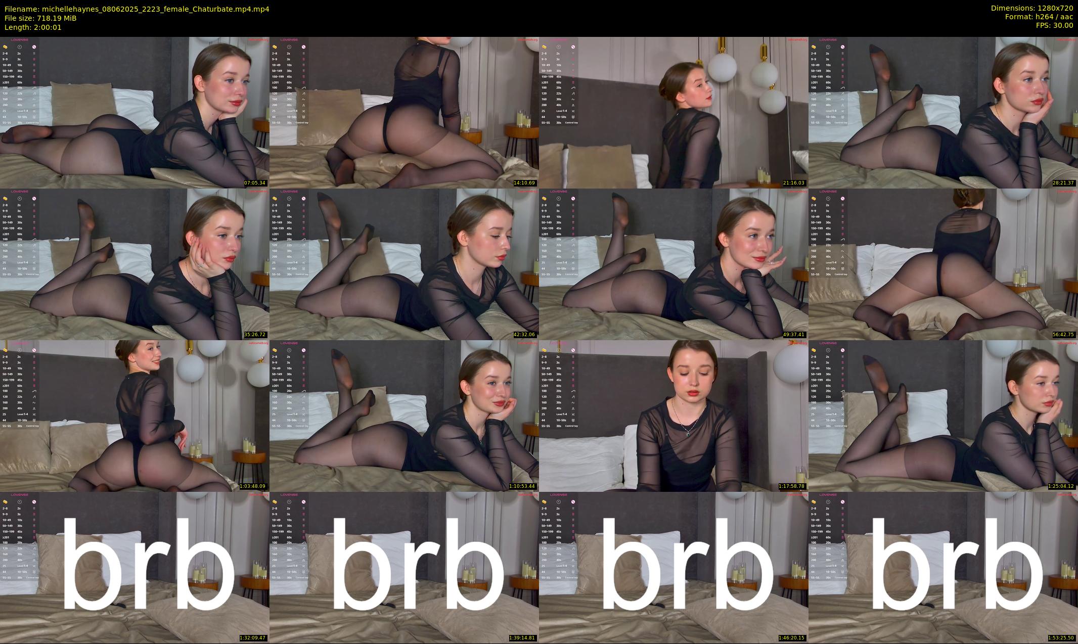 michellehaynes — 121 minute Chaturbate female cam show recording, 720p, Jun 8, 2025