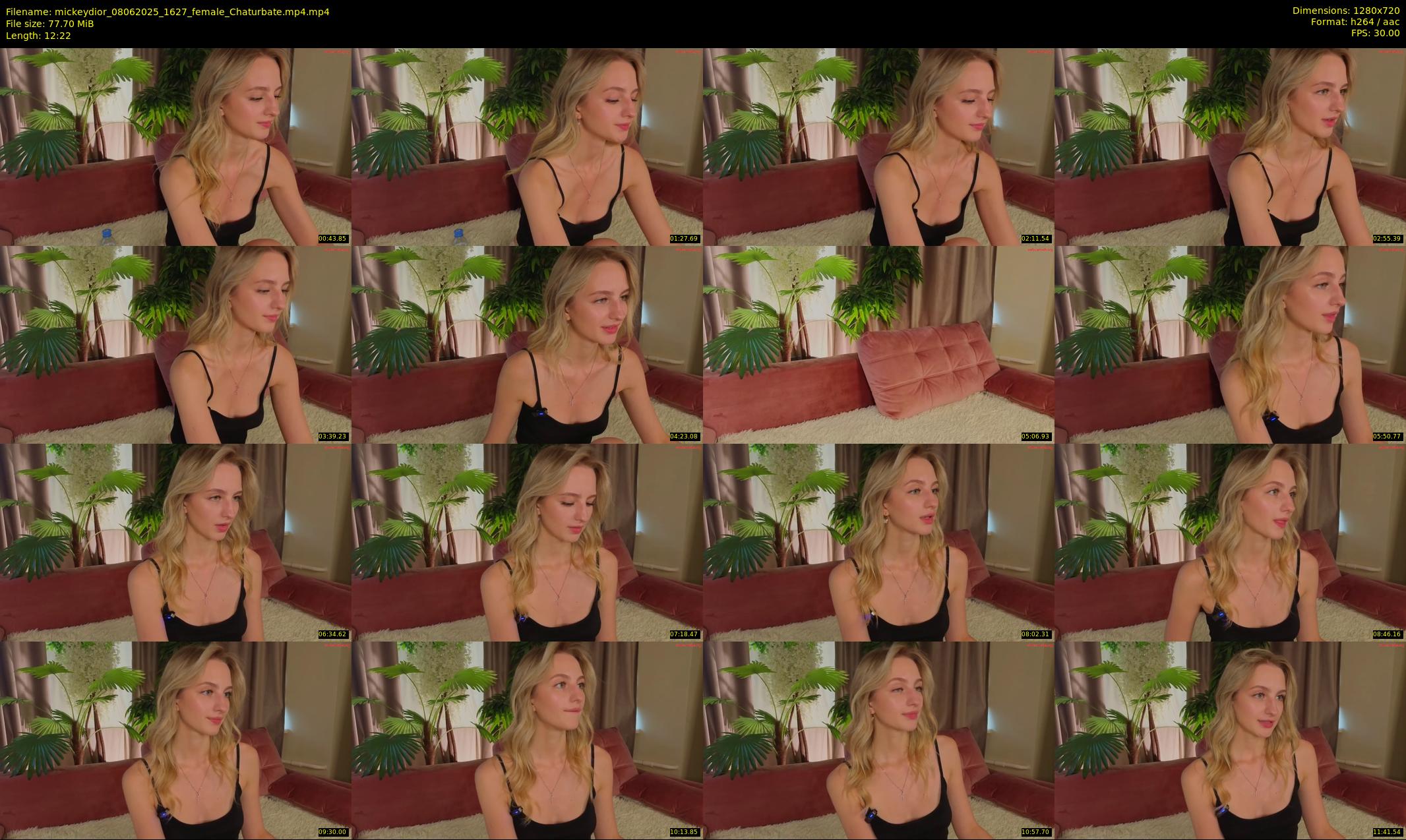 mickeydior — 13 minute Chaturbate female cam show recording, 720p, Jun 8, 2025