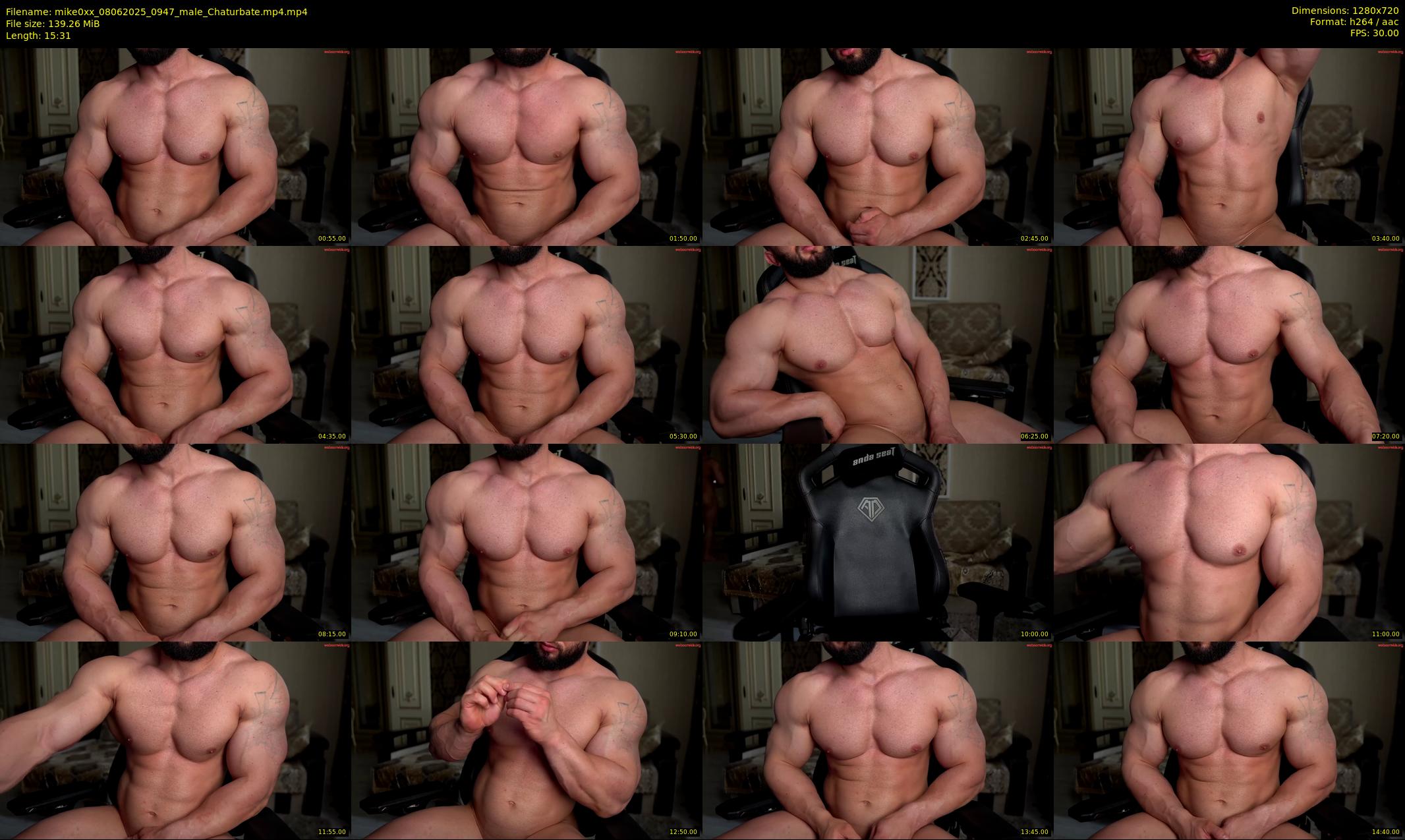 mike0xx — 16 minute Chaturbate male cam show recording, 720p, Jun 8, 2025