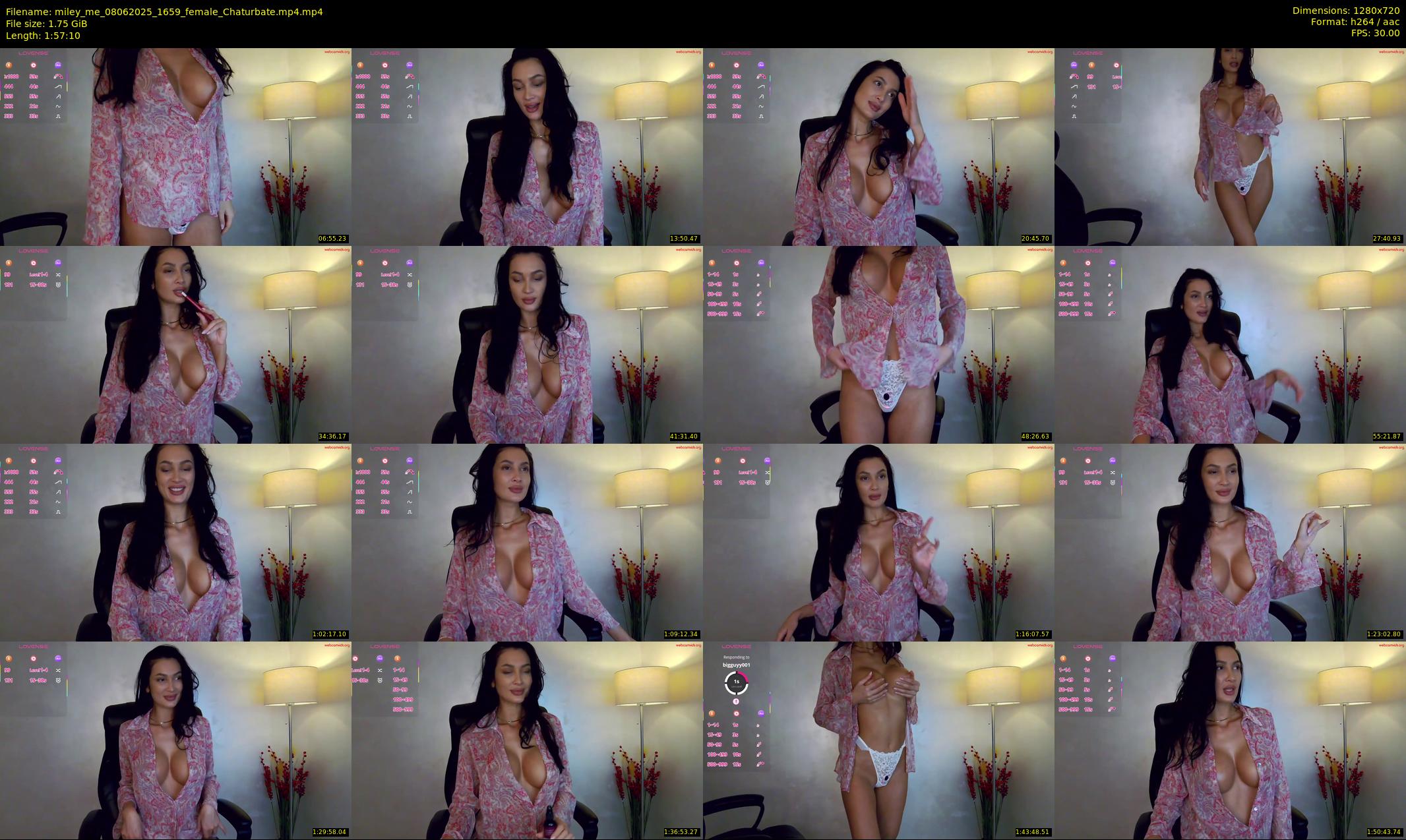 miley_me — 118 minute Chaturbate female cam show recording, 720p, Jun 8, 2025