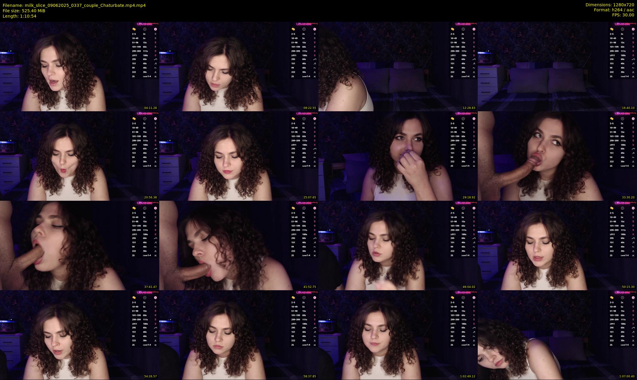 milk_slice — 71 minute Chaturbate couple cam show recording, 720p, Jun 9, 2025
