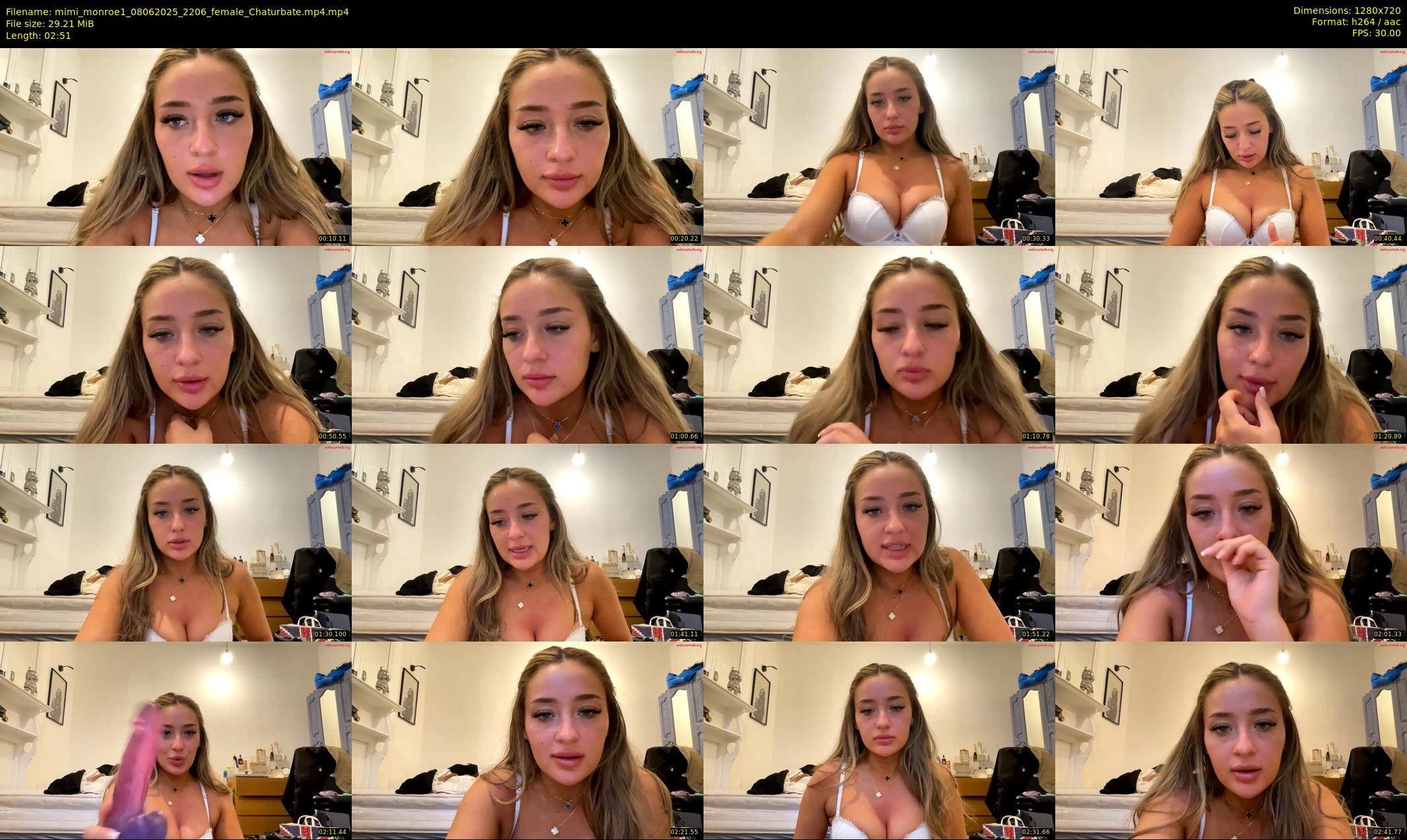 mimi_monroe1 — 3 minute Chaturbate female cam show recording, 720p, Jun 8, 2025