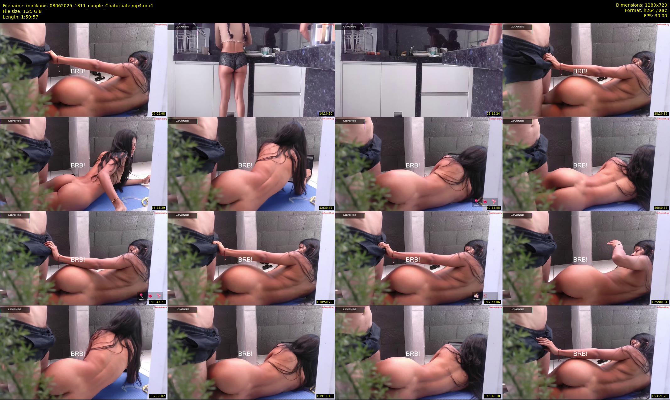 minikunis — 120 minute Chaturbate couple cam show recording, 720p, Jun 8, 2025