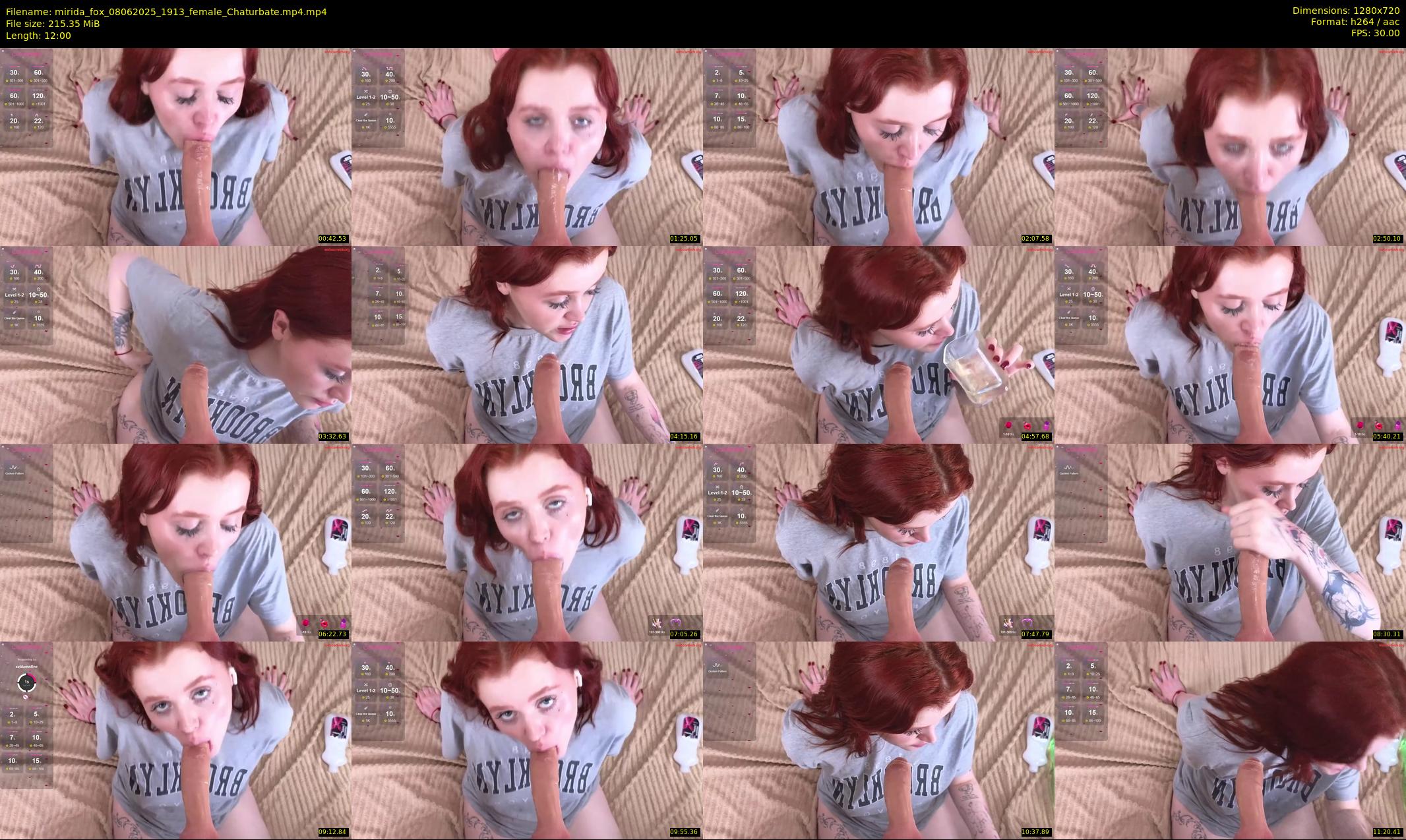 mirida_fox — 12 minute Chaturbate female cam show recording, 720p, Jun 8, 2025