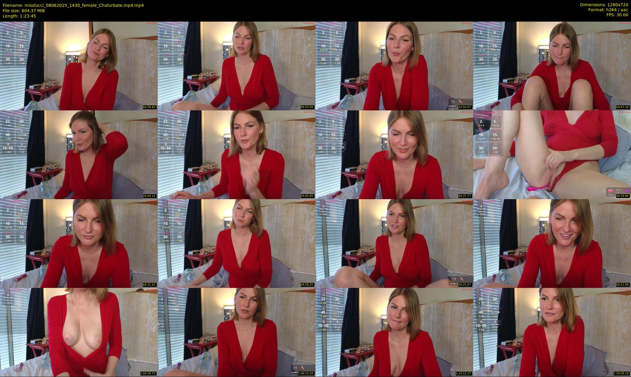 misslucci — 84 minute Chaturbate female cam show recording, 720p, Jun 8, 2025