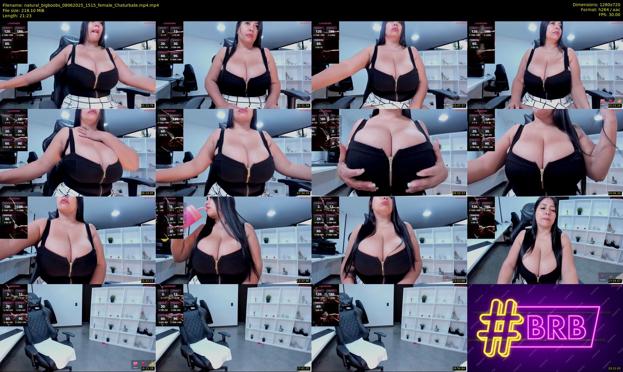 natural_bigboobs — 22 minute Chaturbate female cam show recording, 720p, Jun 8, 2025