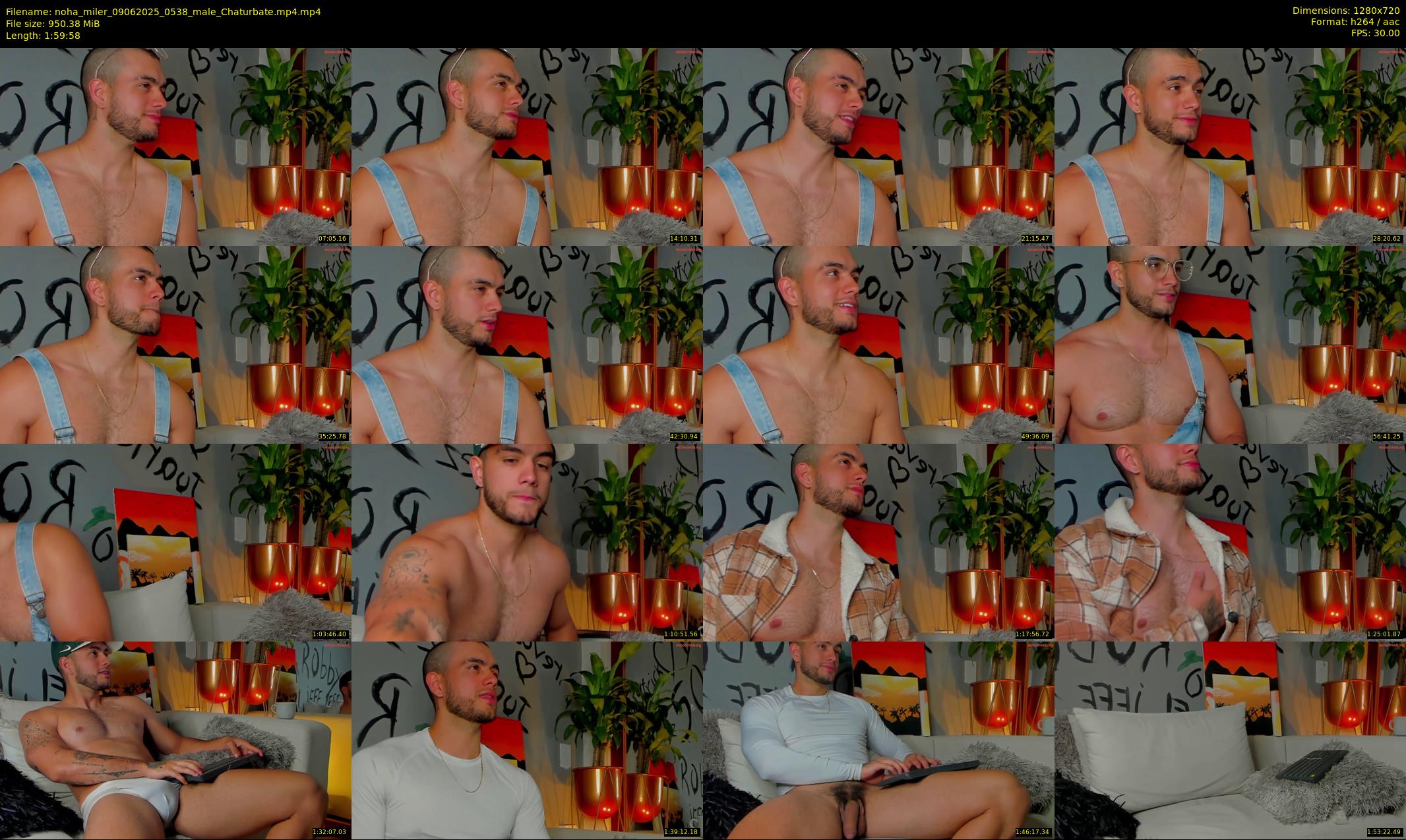 noha_miler — 120 minute Chaturbate male cam show recording, 720p, Jun 9, 2025
