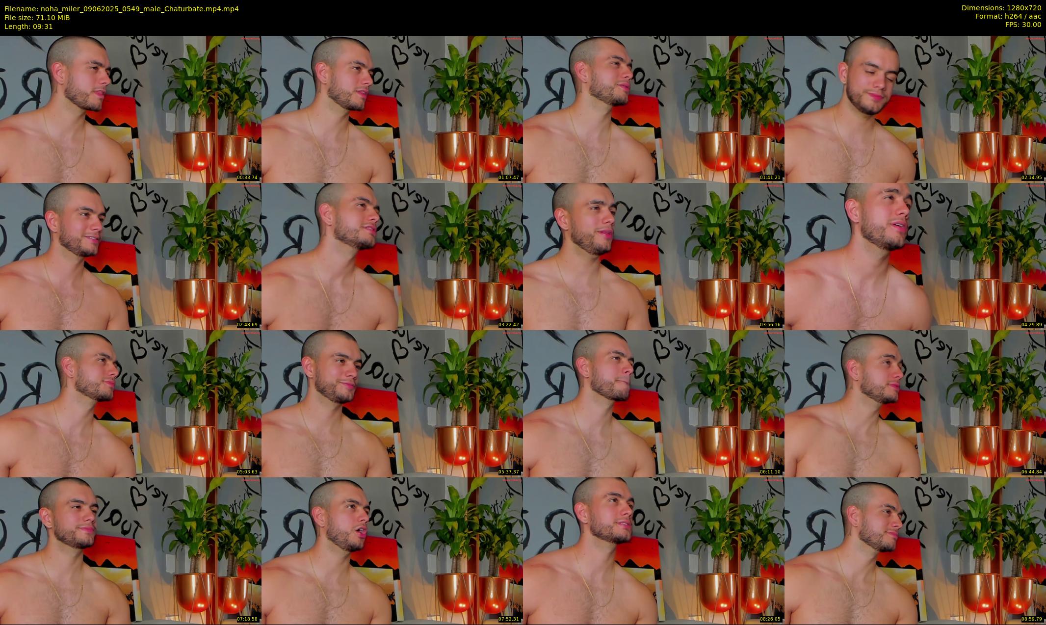 noha_miler — 10 minute Chaturbate male cam show recording, 720p, Jun 9, 2025