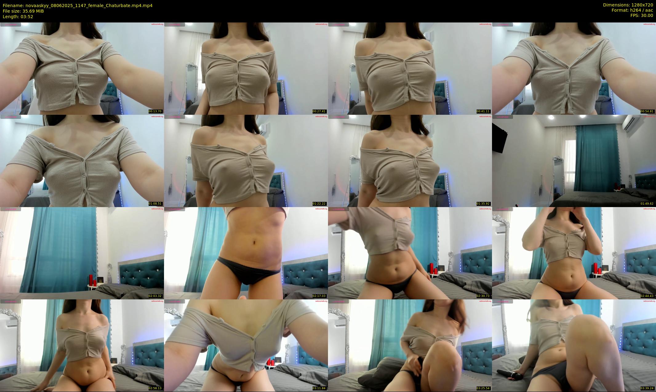 novaaskyy — 4 minute Chaturbate female cam show recording, 720p, Jun 8, 2025