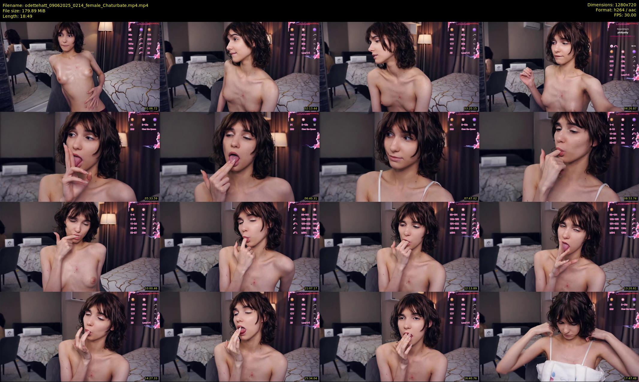 odettehatt — 19 minute Chaturbate female cam show recording, 720p, Jun 9, 2025