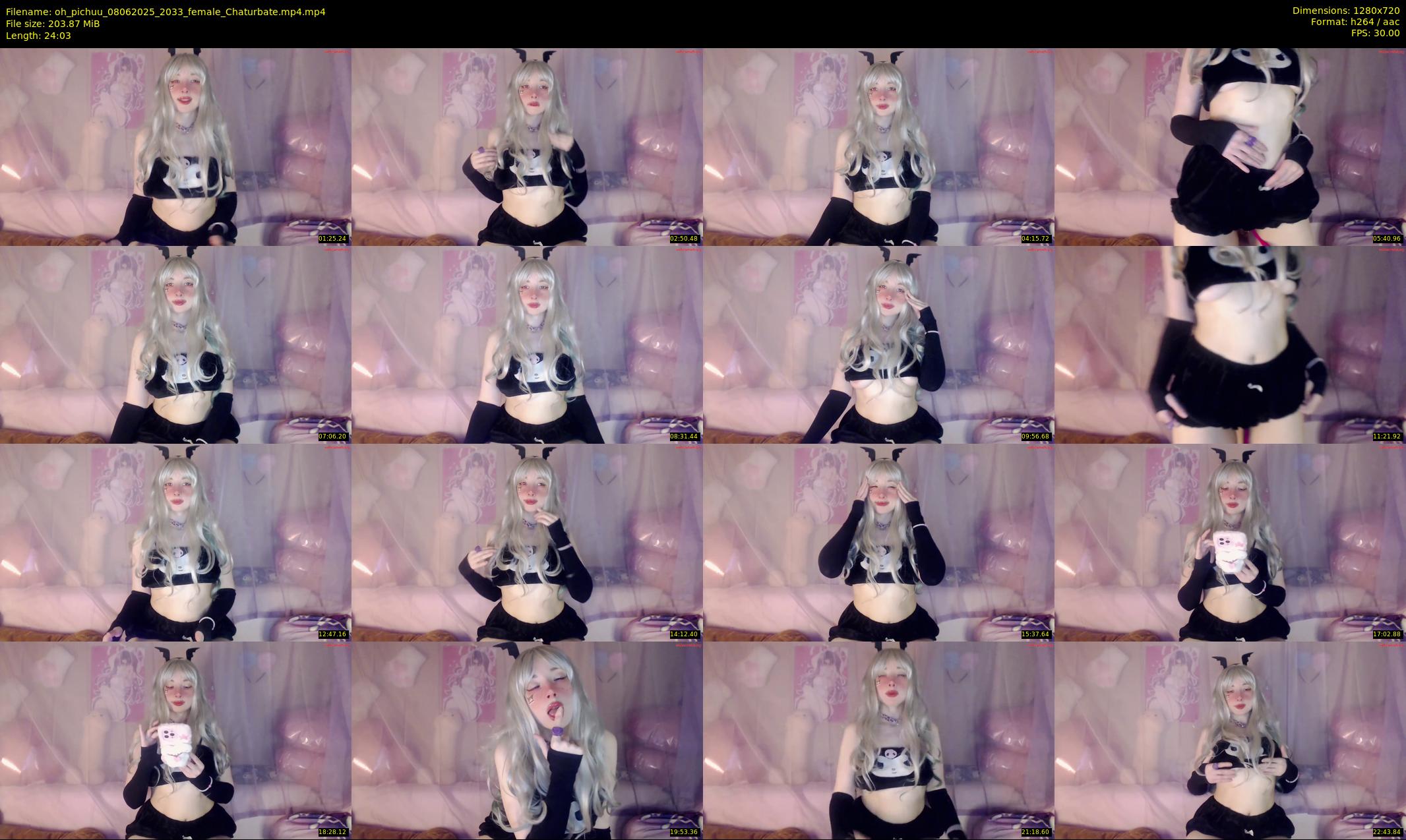 oh_pichuu — 25 minute Chaturbate female cam show recording, 720p, Jun 8, 2025