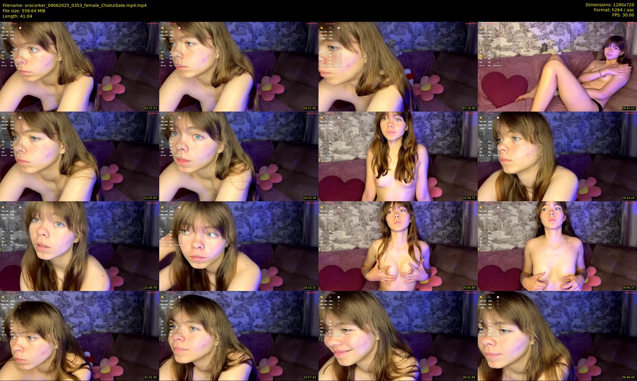 oracorker — 42 minute Chaturbate female cam show recording, 720p, Jun 9, 2025