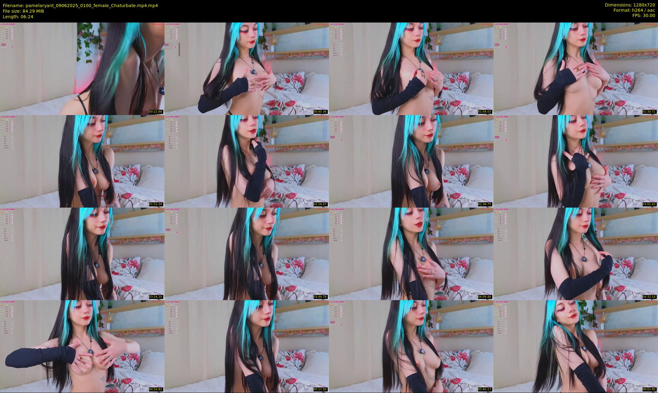 pamelaryant — 7 minute Chaturbate female cam show recording, 720p, Jun 9, 2025