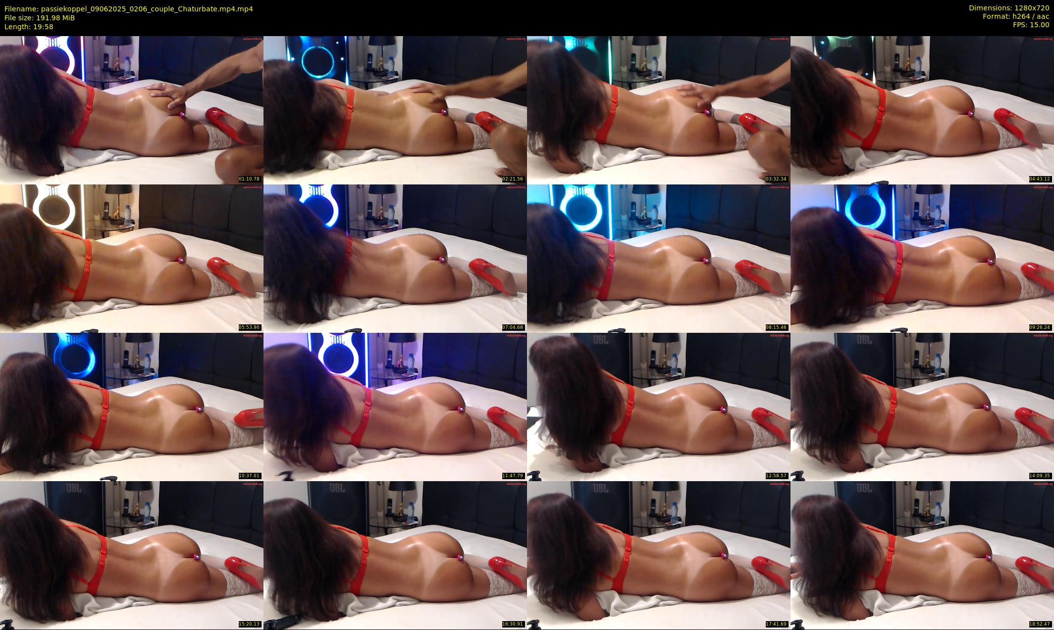 passiekoppel — 20 minute Chaturbate couple cam show recording, 720p, Jun 9, 2025