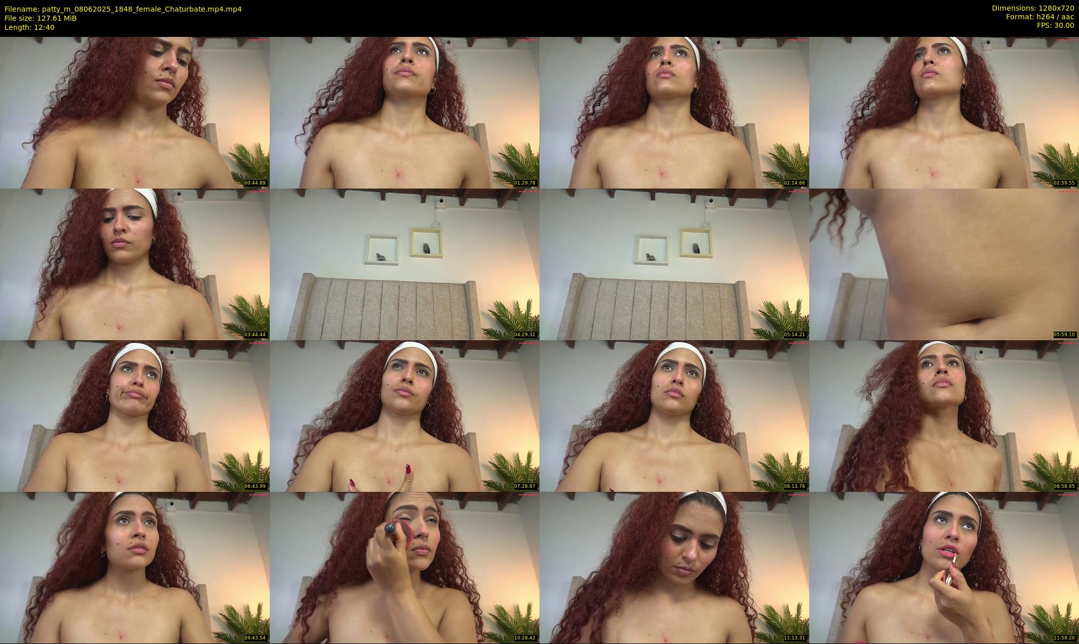 patty_m — 13 minute Chaturbate female cam show recording, 720p, Jun 8, 2025