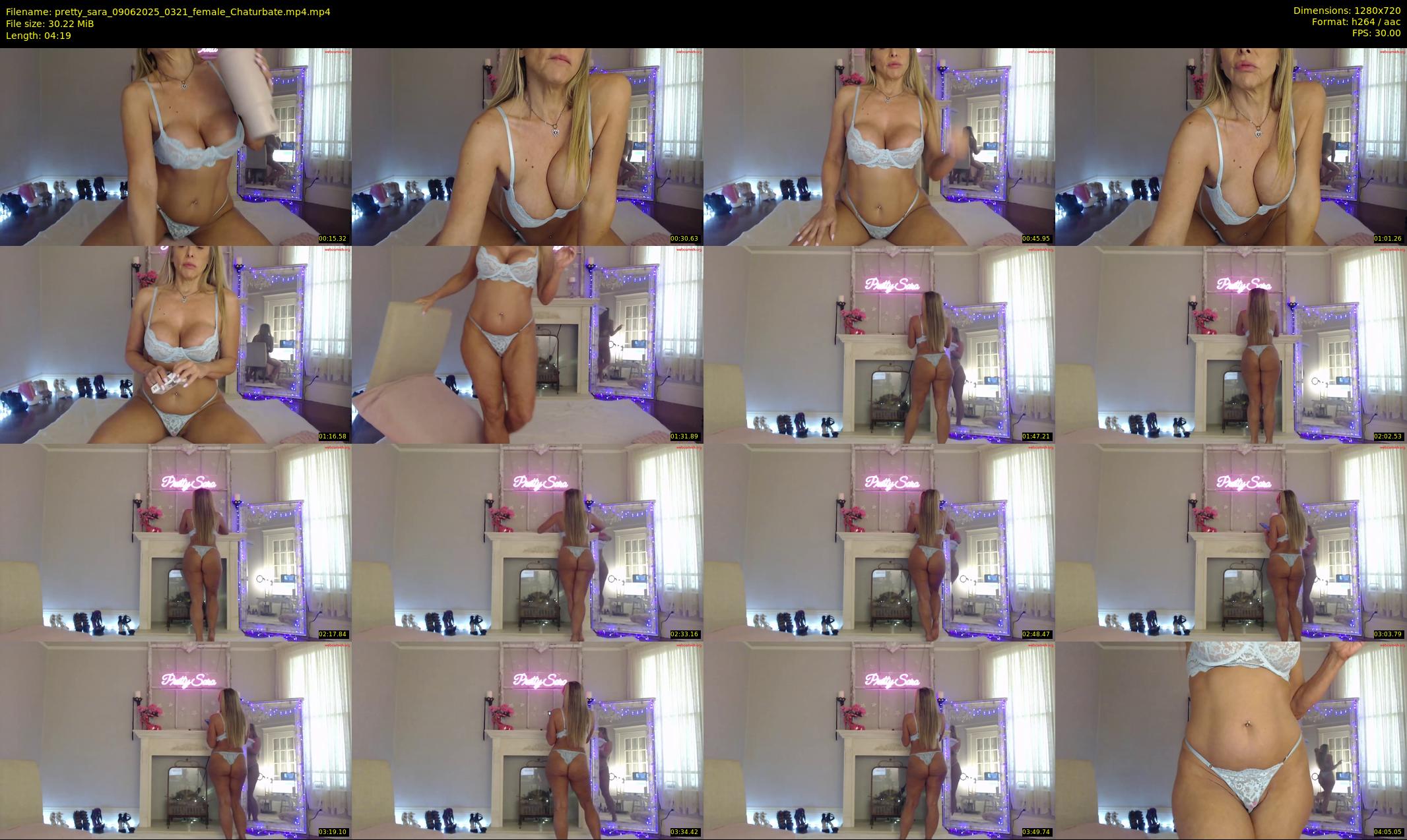 pretty_sara — 5 minute Chaturbate female cam show recording, 720p, Jun 9, 2025