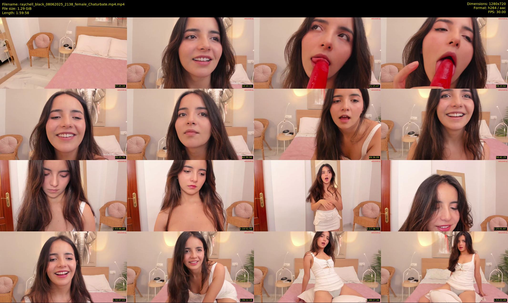 raychell_black — 120 minute Chaturbate female cam show recording, 720p, Jun 8, 2025