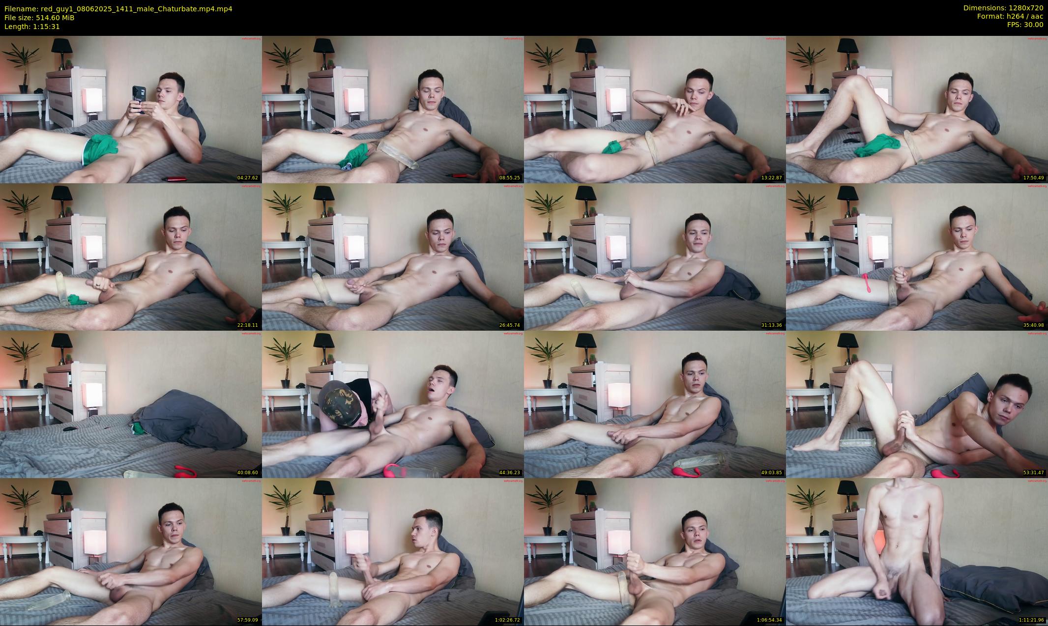 red_guy1 — 76 minute Chaturbate male cam show recording, 720p, Jun 8, 2025