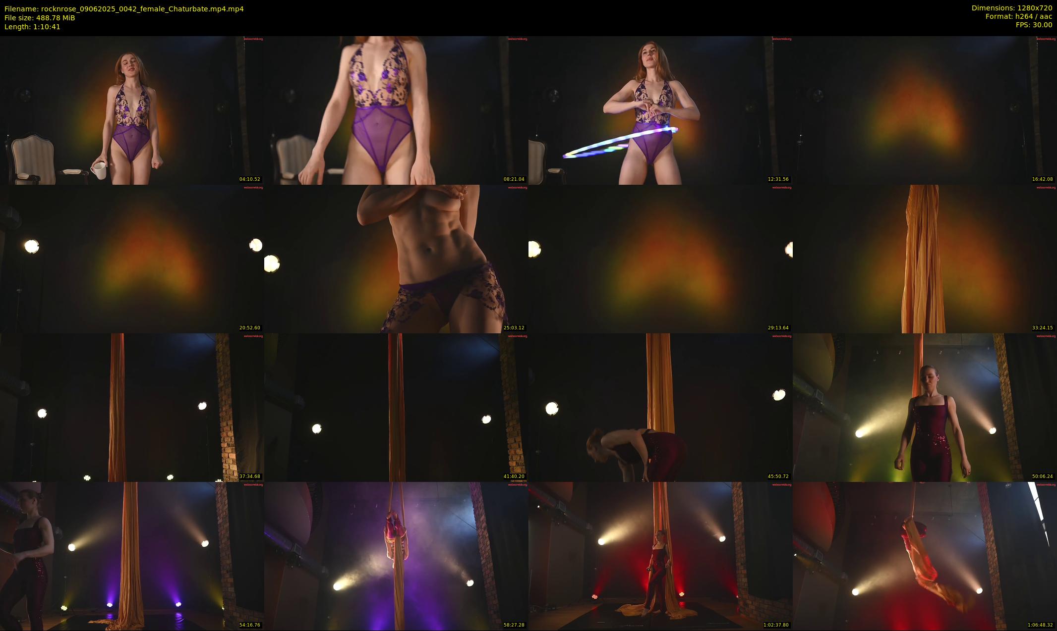 rocknrose — 71 minute Chaturbate female cam show recording, 720p, Jun 9, 2025