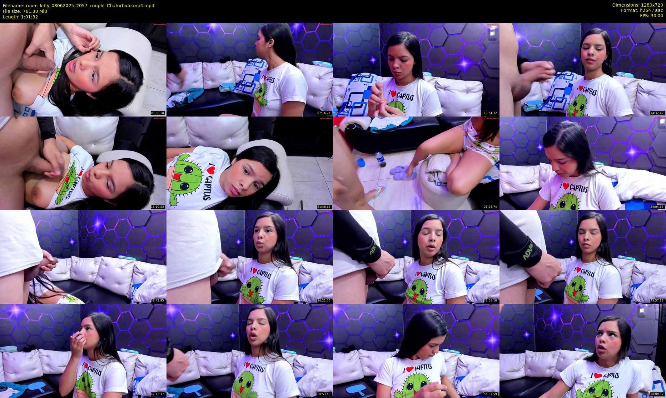 room_kitty — 62 minute Chaturbate couple cam show recording, 720p, Jun 8, 2025