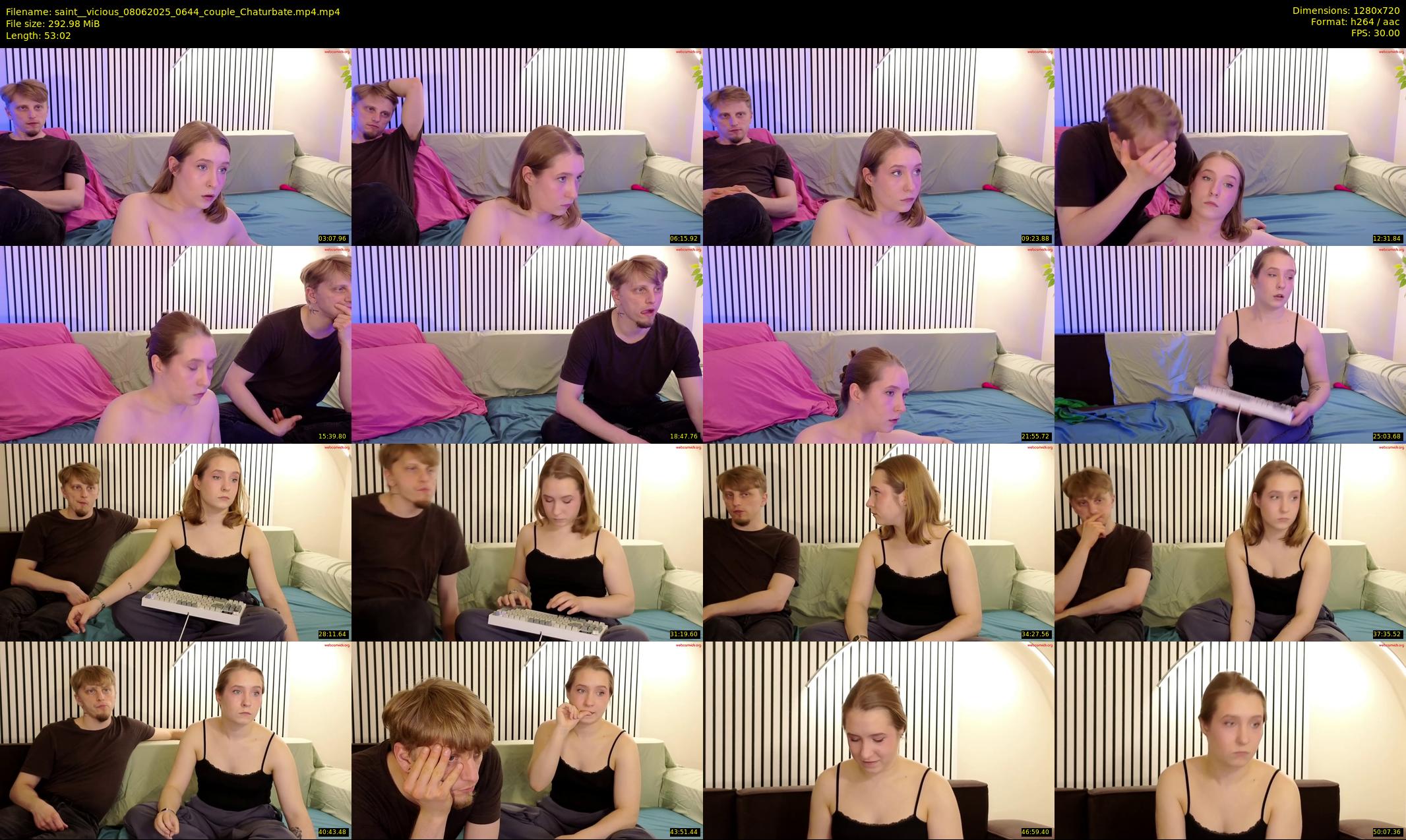 saint__vicious — 54 minute Chaturbate couple cam show recording, 720p, Jun 8, 2025