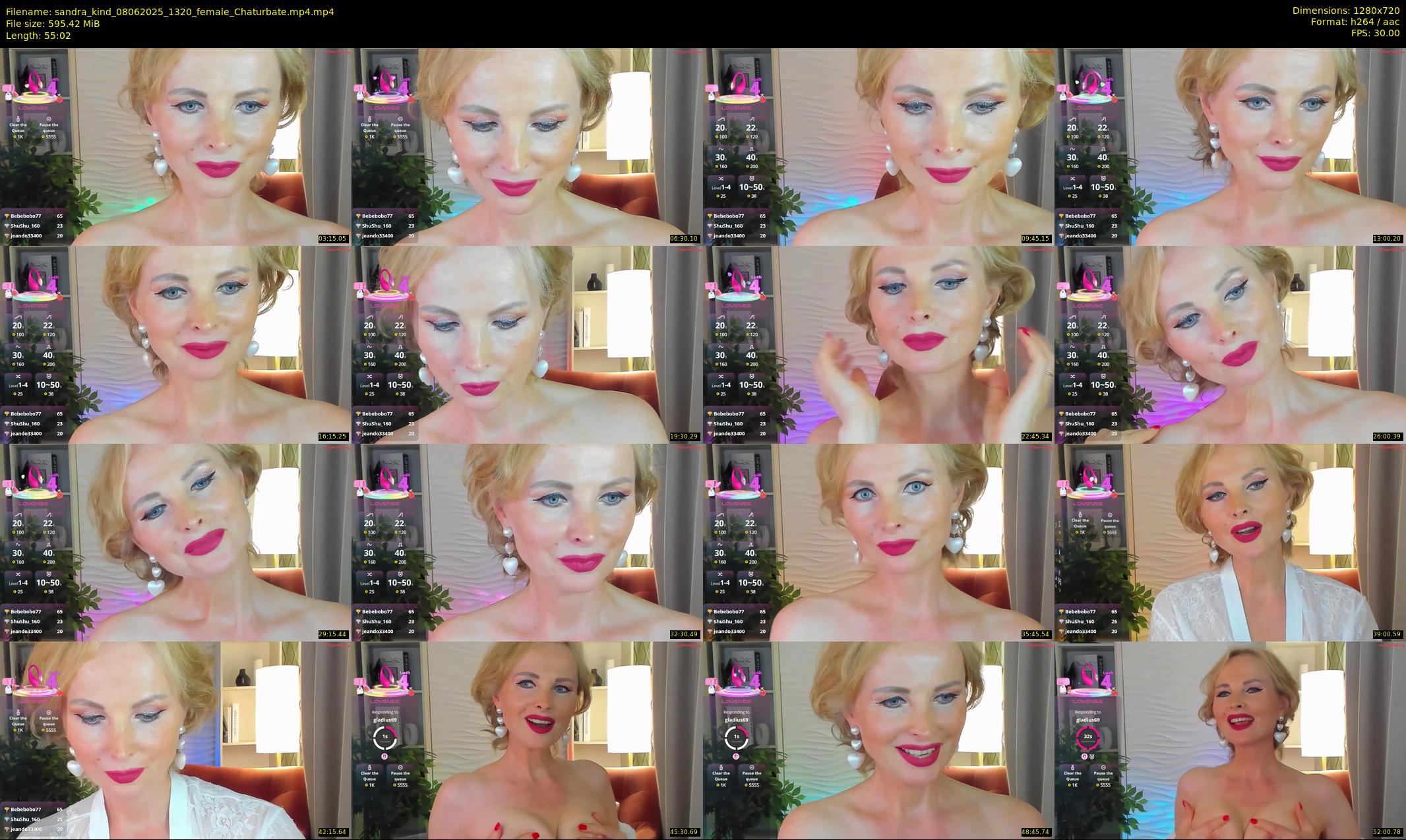 sandra_kind — 56 minute Chaturbate female cam show recording, 720p, Jun 8, 2025