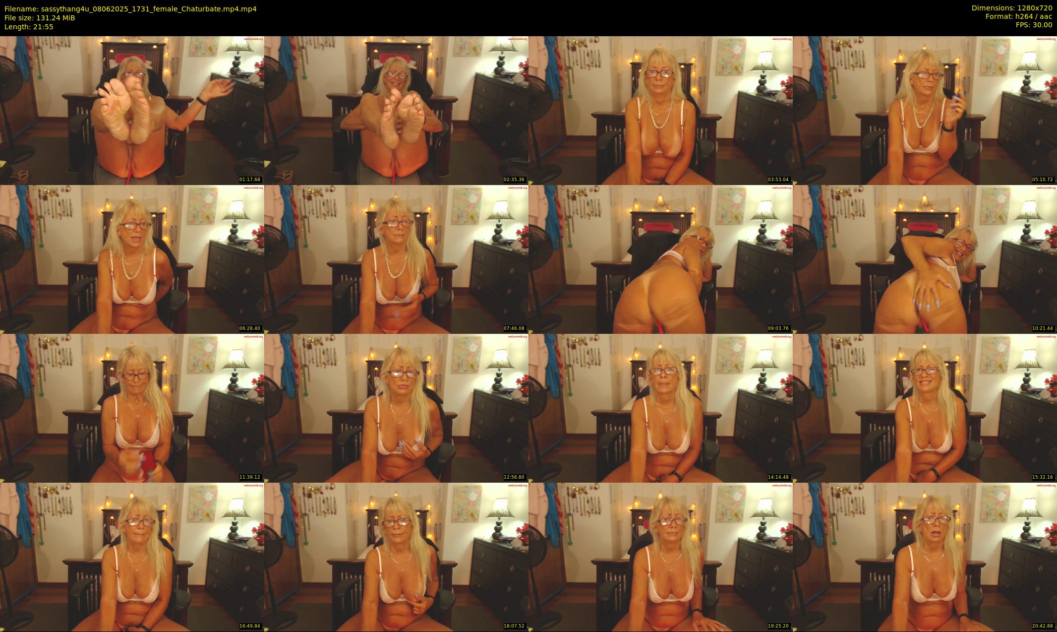 sassythang4u — 22 minute Chaturbate female cam show recording, 720p, Jun 8, 2025