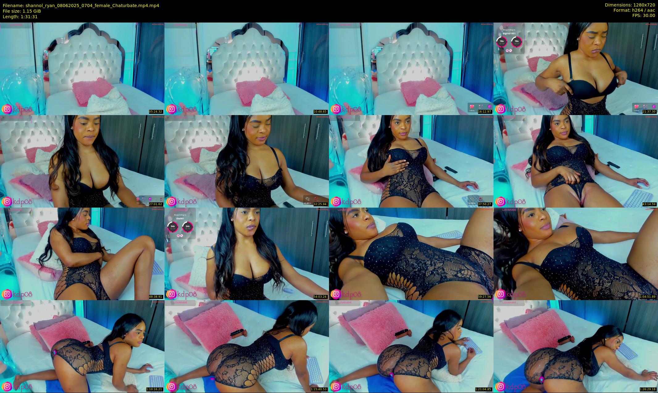 shannol_ryan — 92 minute Chaturbate female cam show recording, 720p, Jun 8, 2025