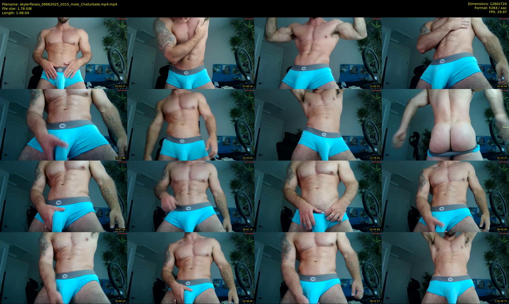 skylerflexes — 67 minute Chaturbate male cam show recording, 720p, Jun 9, 2025