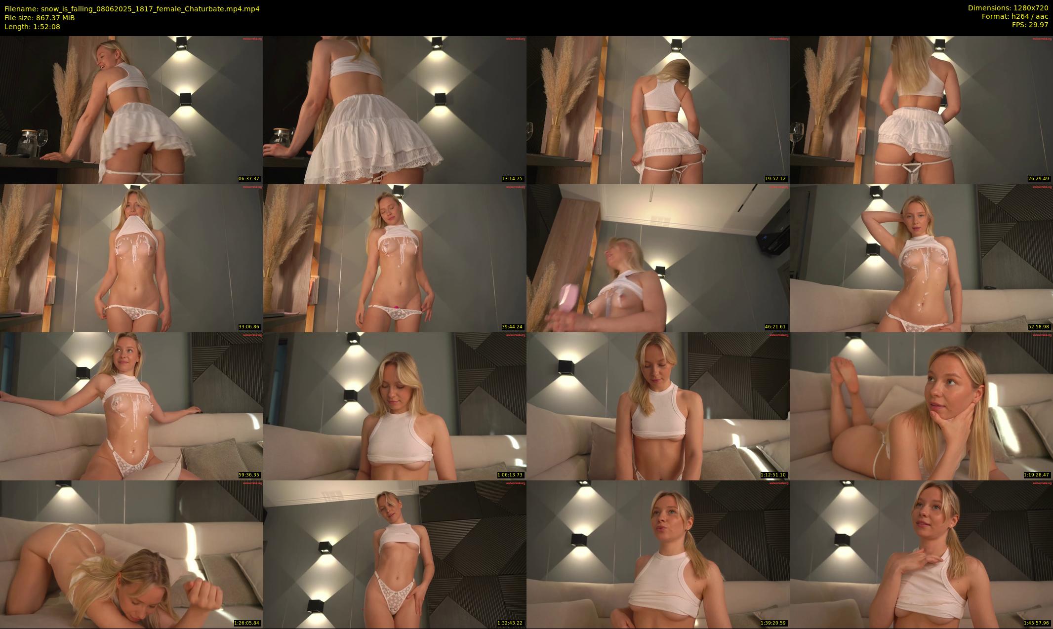 snow_is_falling — 113 minute Chaturbate female cam show recording, 720p, Jun 8, 2025