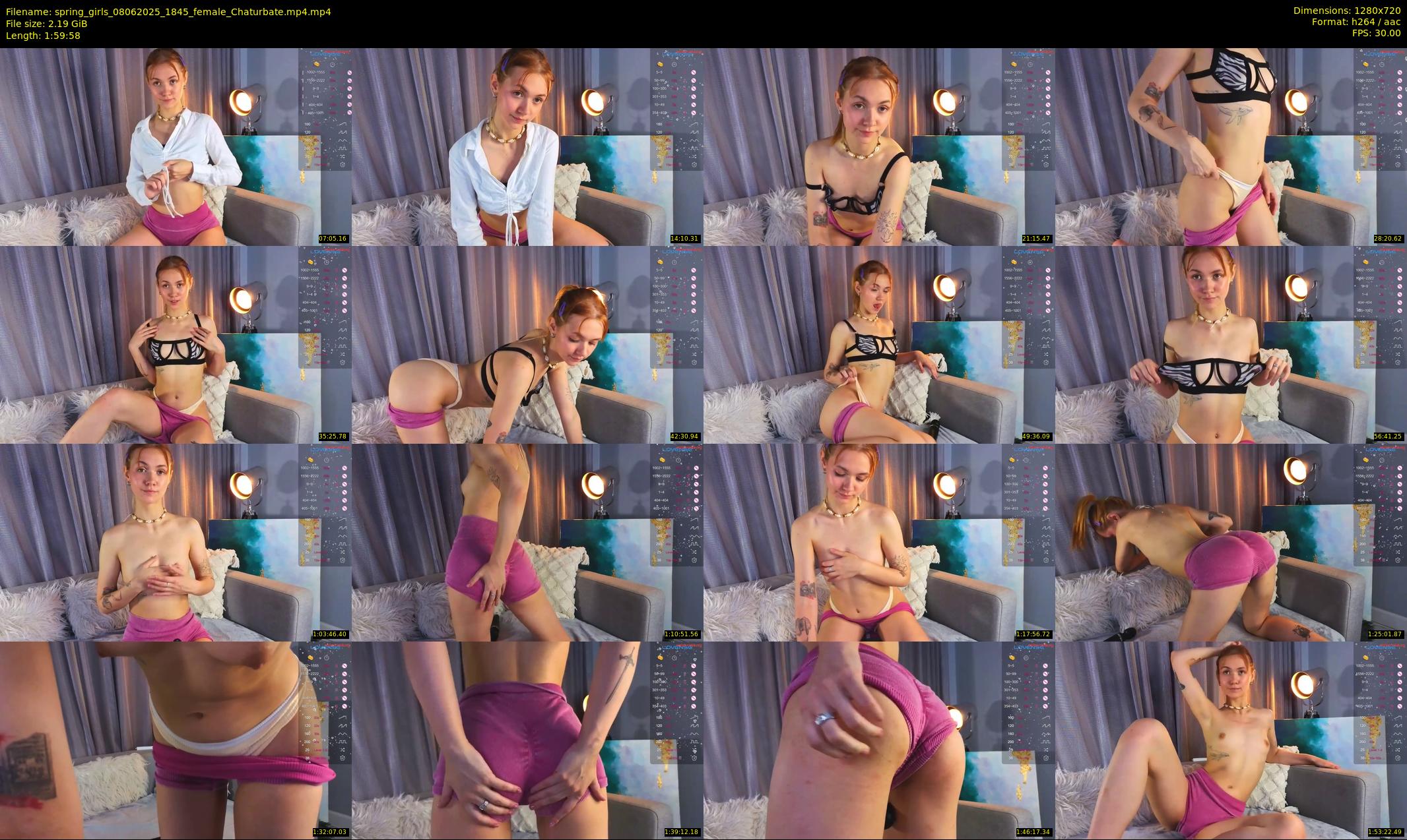 spring_girls — 120 minute Chaturbate female cam show recording, 720p, Jun 8, 2025