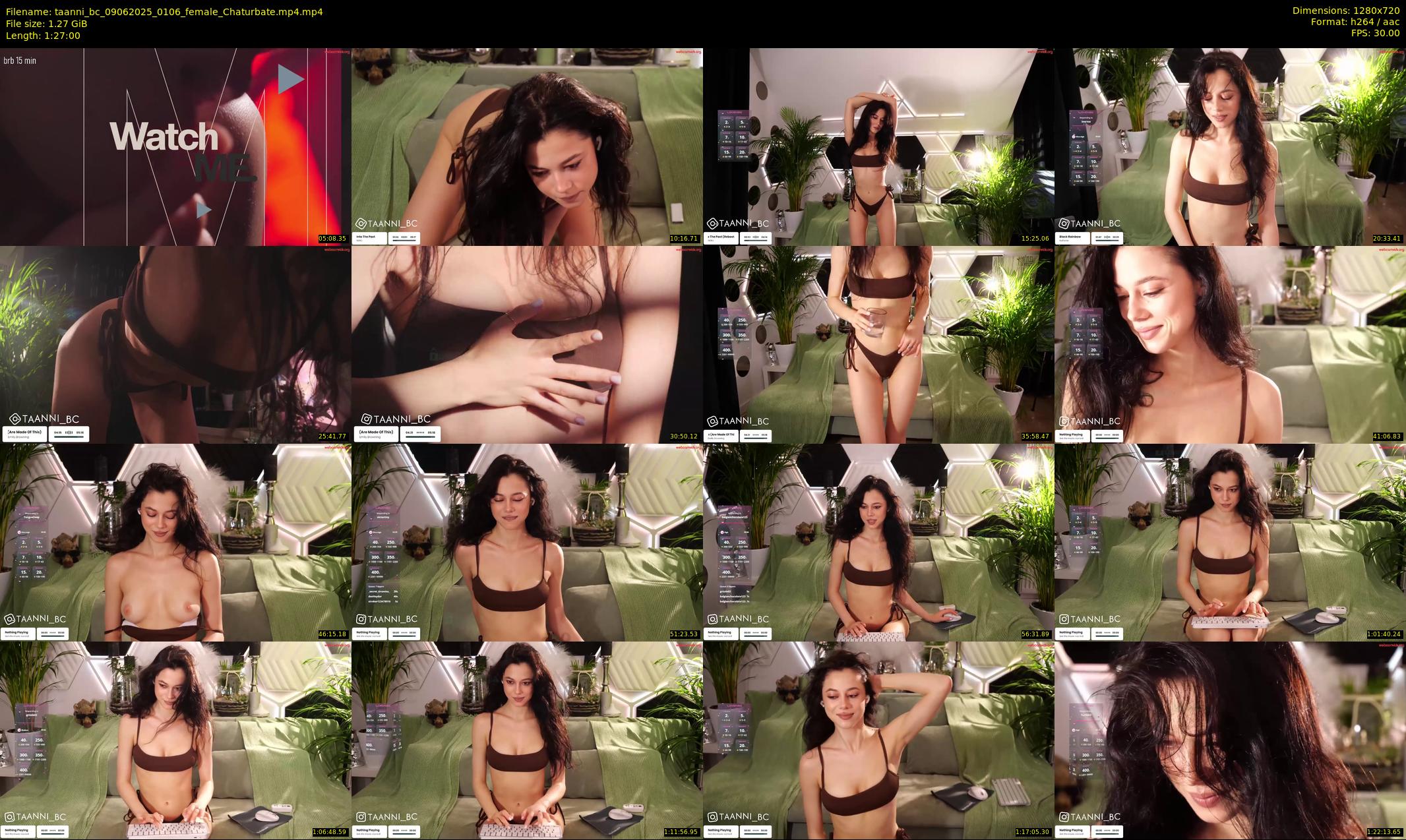 taanni_bc — 87 minute Chaturbate female cam show recording, 720p, Jun 9, 2025