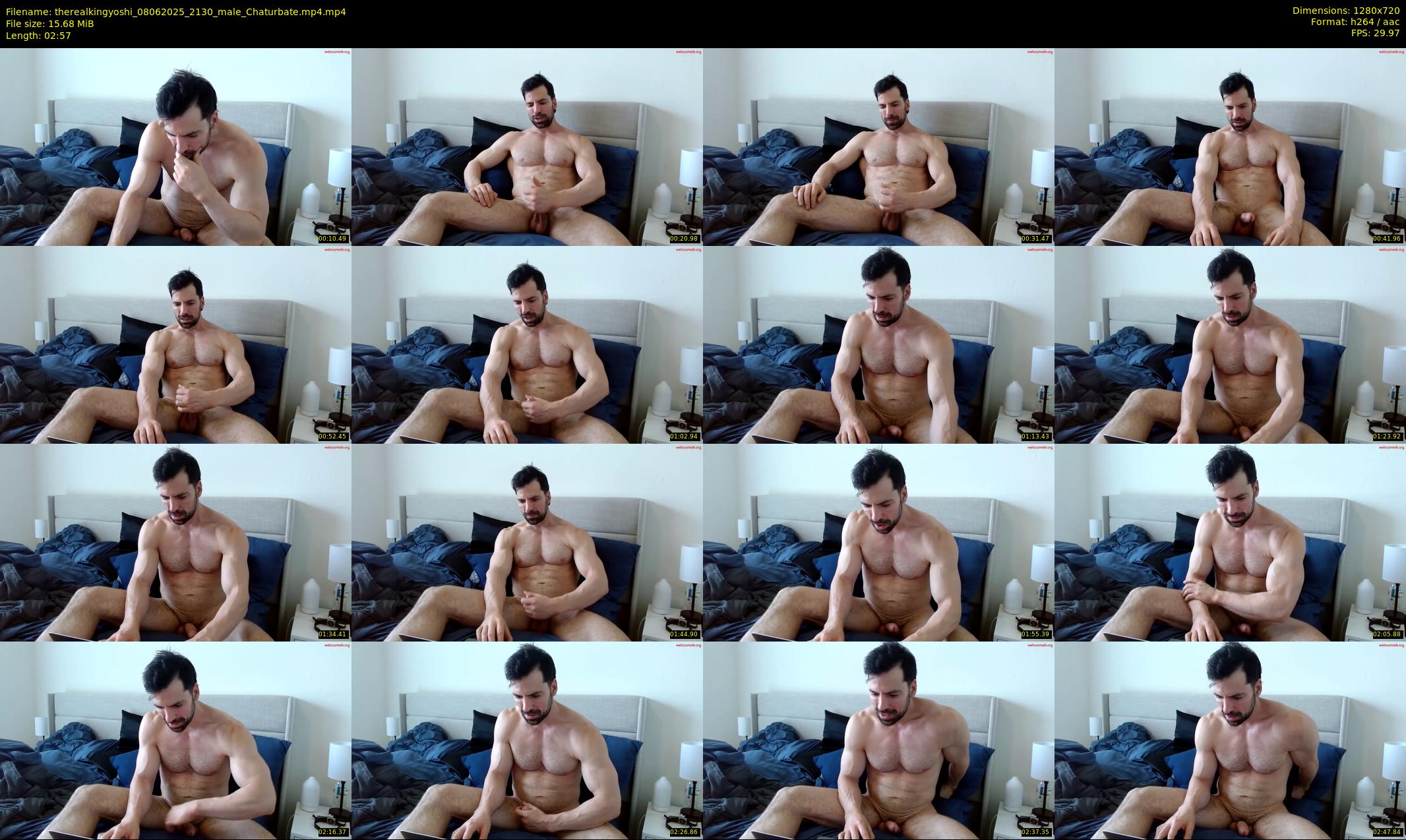 therealkingyoshi — 3 minute Chaturbate male cam show recording, 720p, Jun 8, 2025