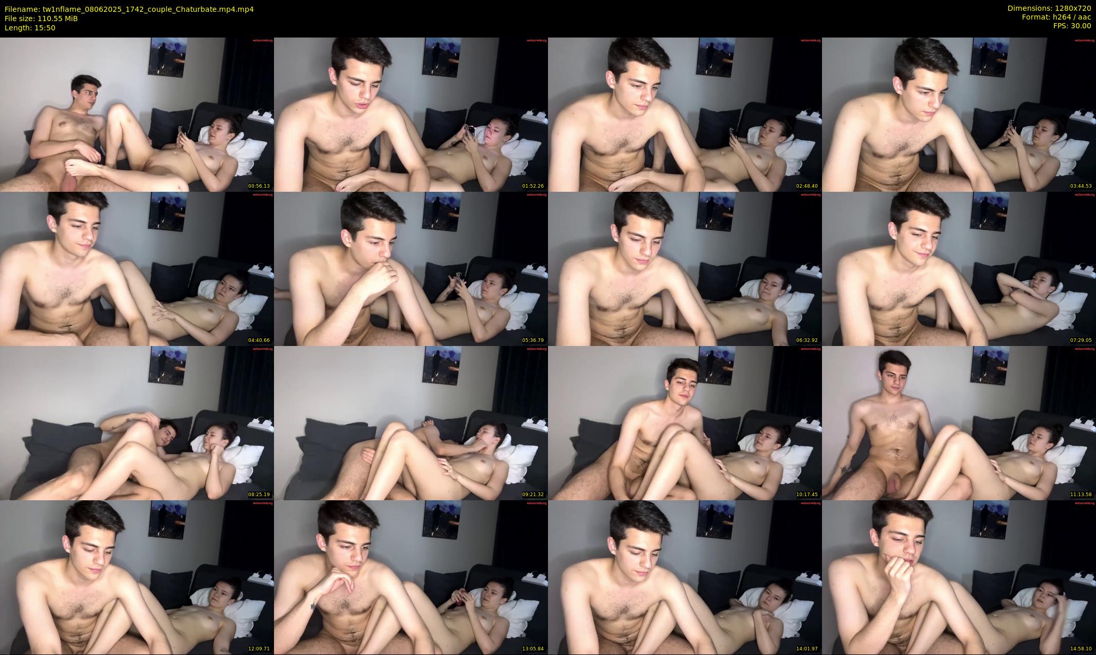 tw1nflame — 16 minute Chaturbate couple cam show recording, 720p, Jun 8, 2025