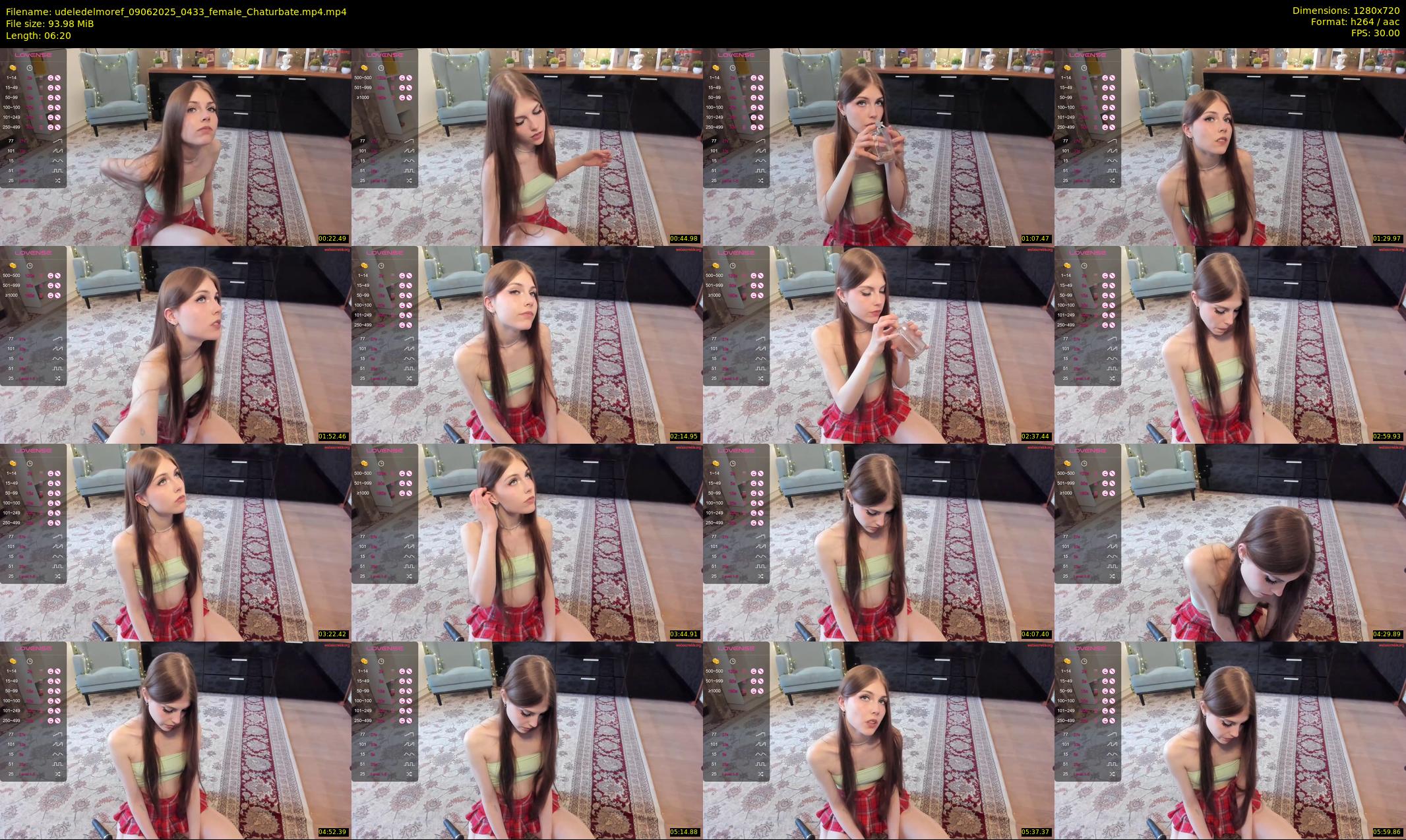 udeledelmoref — 7 minute Chaturbate female cam show recording, 720p, Jun 9, 2025