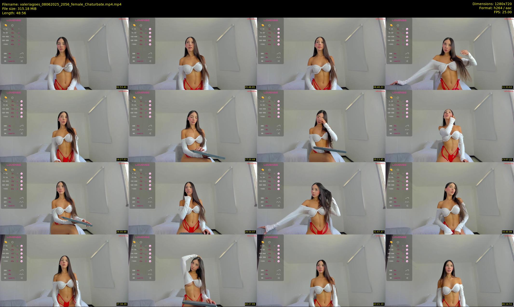 valeriagoes — 49 minute Chaturbate female cam show recording, 720p, Jun 8, 2025
