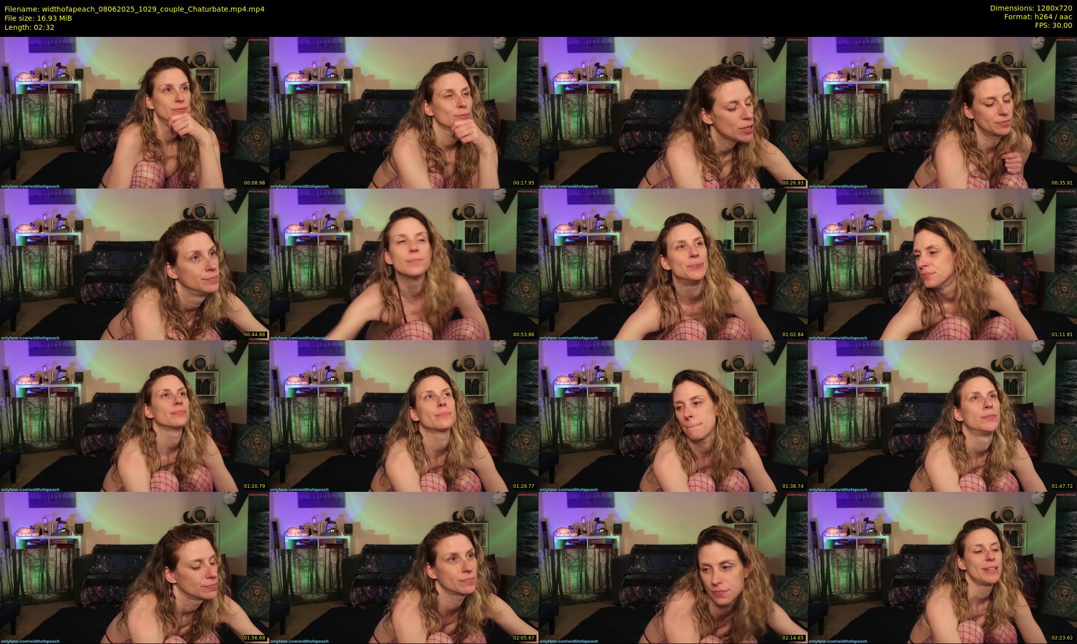 widthofapeach — 3 minute Chaturbate couple cam show recording, 720p, Jun 8, 2025