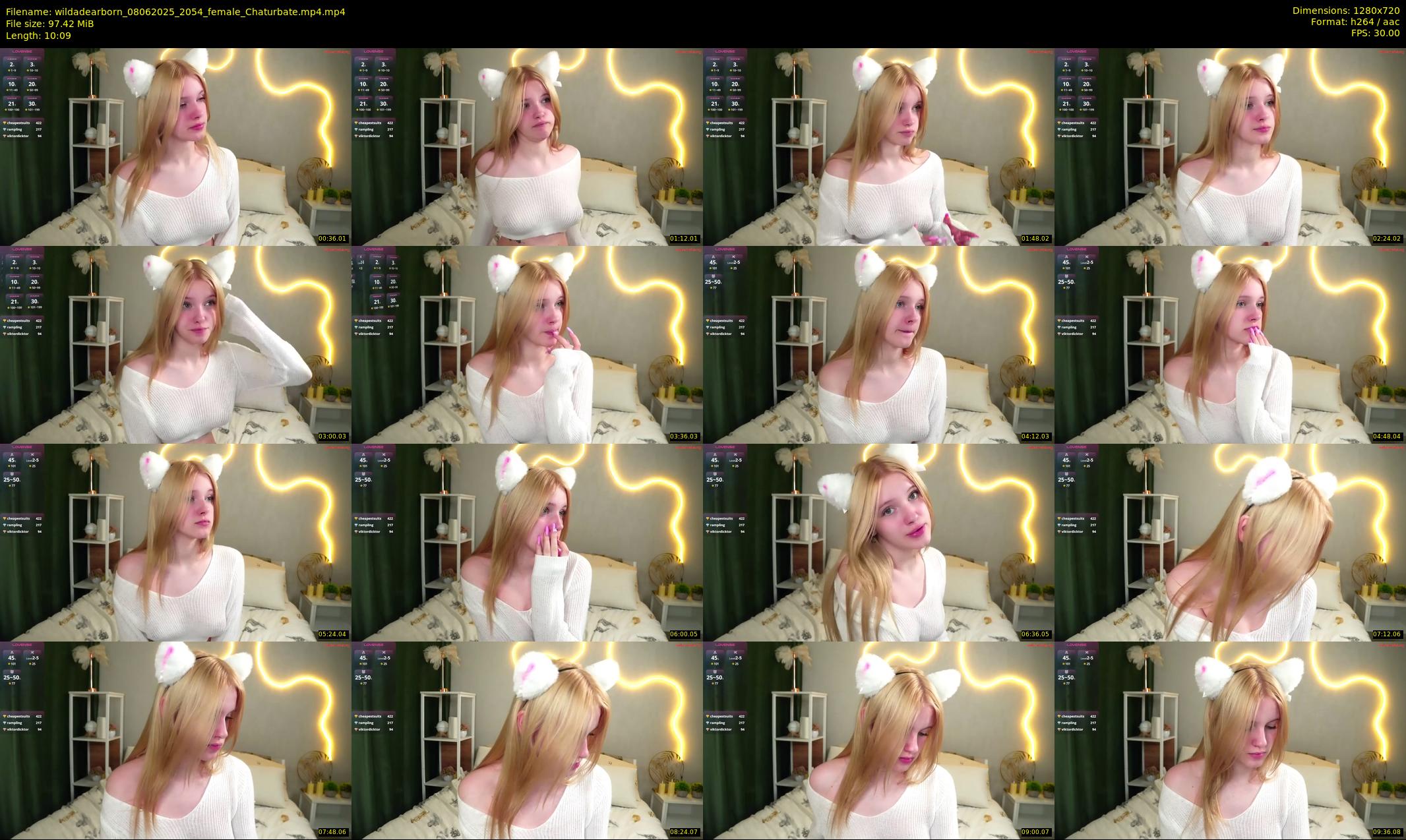 wildadearborn — 11 minute Chaturbate female cam show recording, 720p, Jun 8, 2025