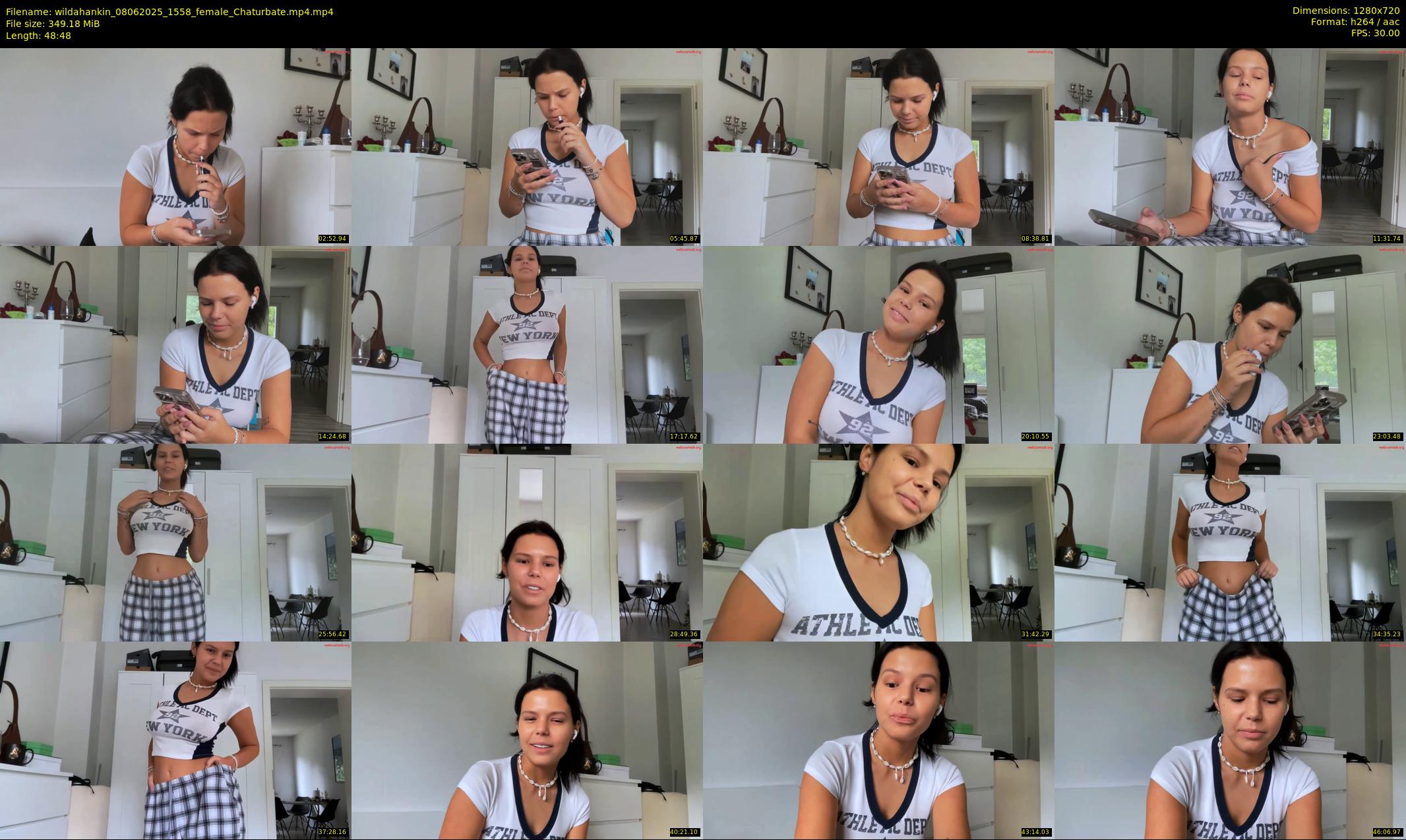 wildahankin — 49 minute Chaturbate female cam show recording, 720p, Jun 8, 2025
