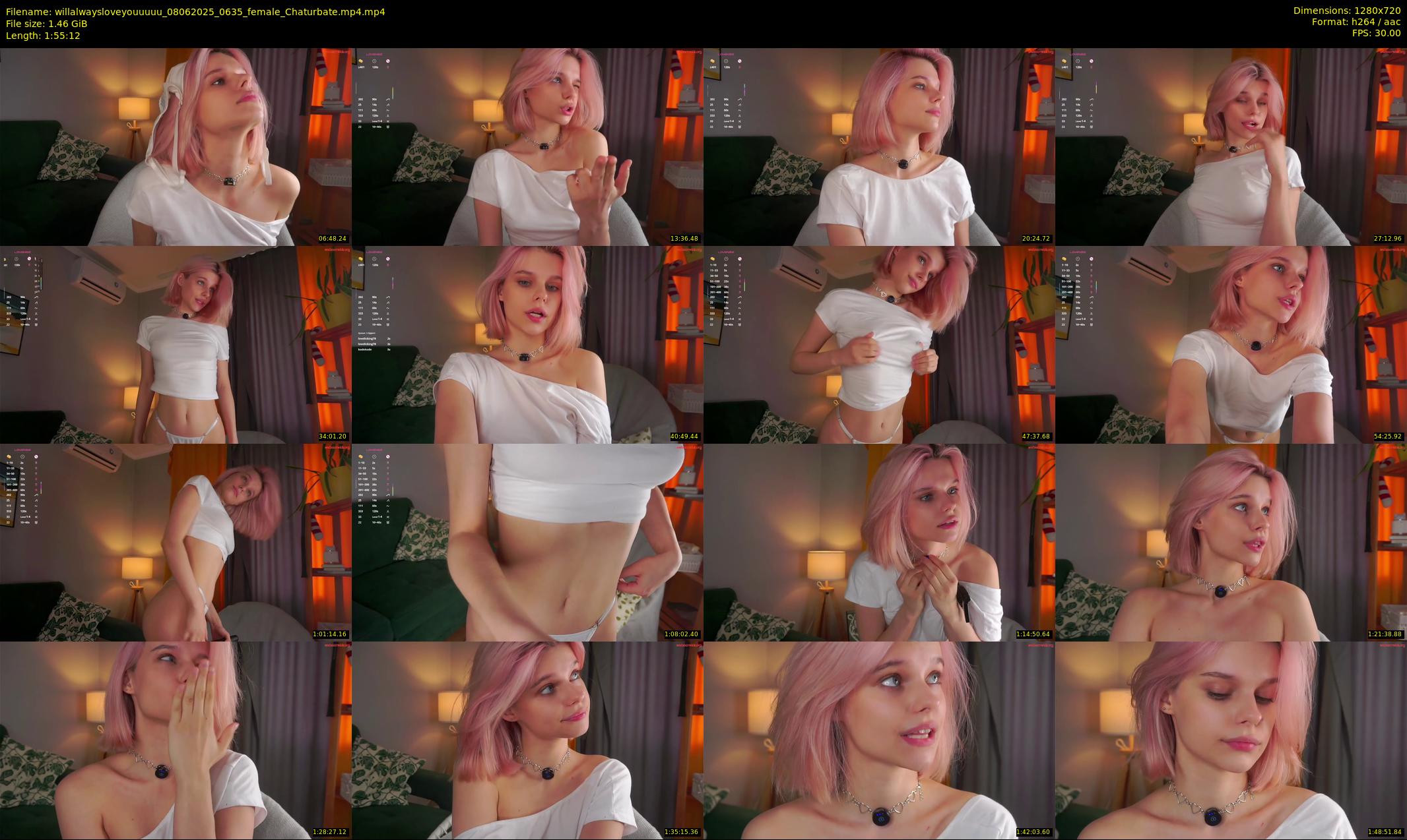 willalwaysloveyouuuuu — 116 minute Chaturbate female cam show recording, 720p, Jun 8, 2025