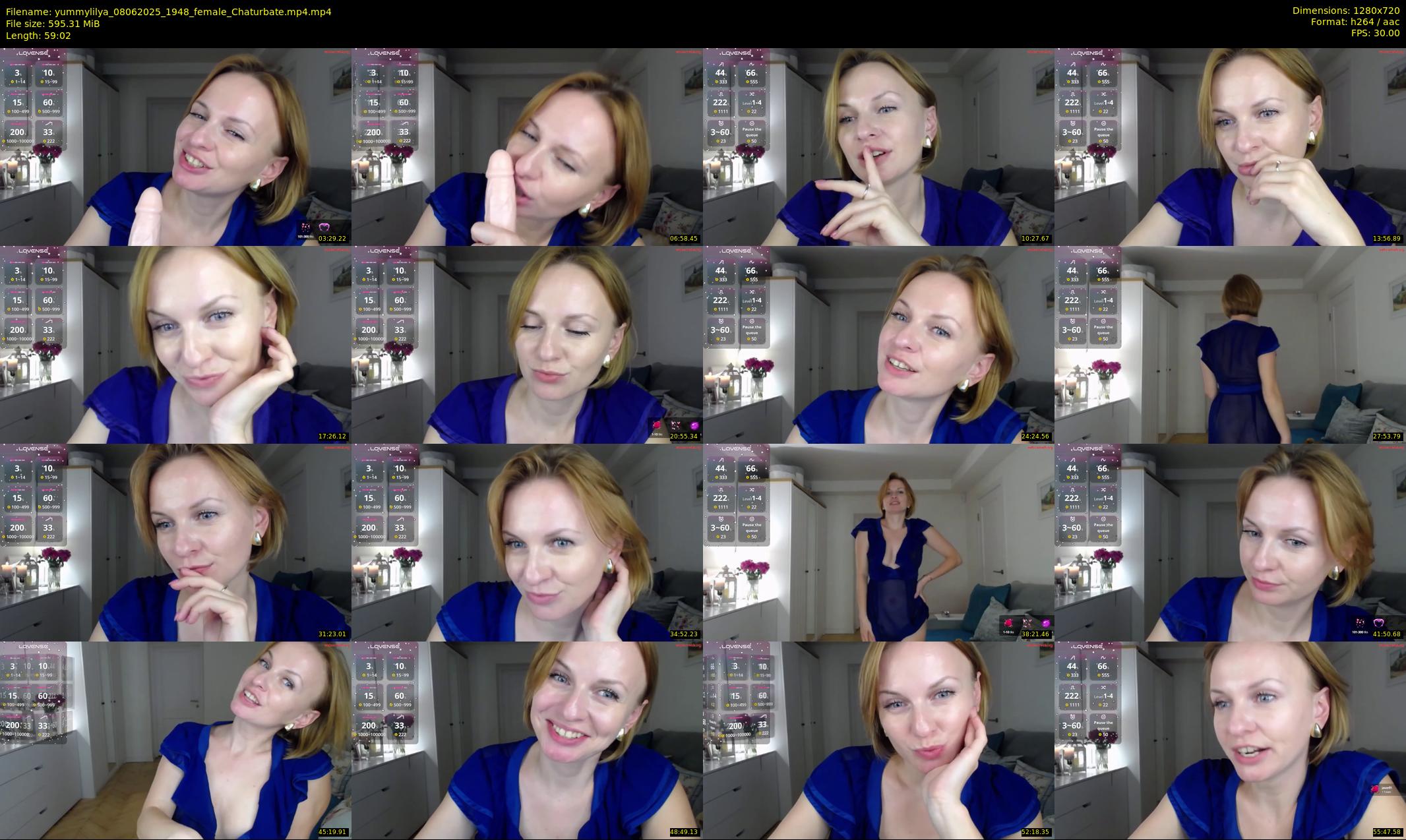 yummylilya — 60 minute Chaturbate female cam show recording, 720p, Jun 8, 2025