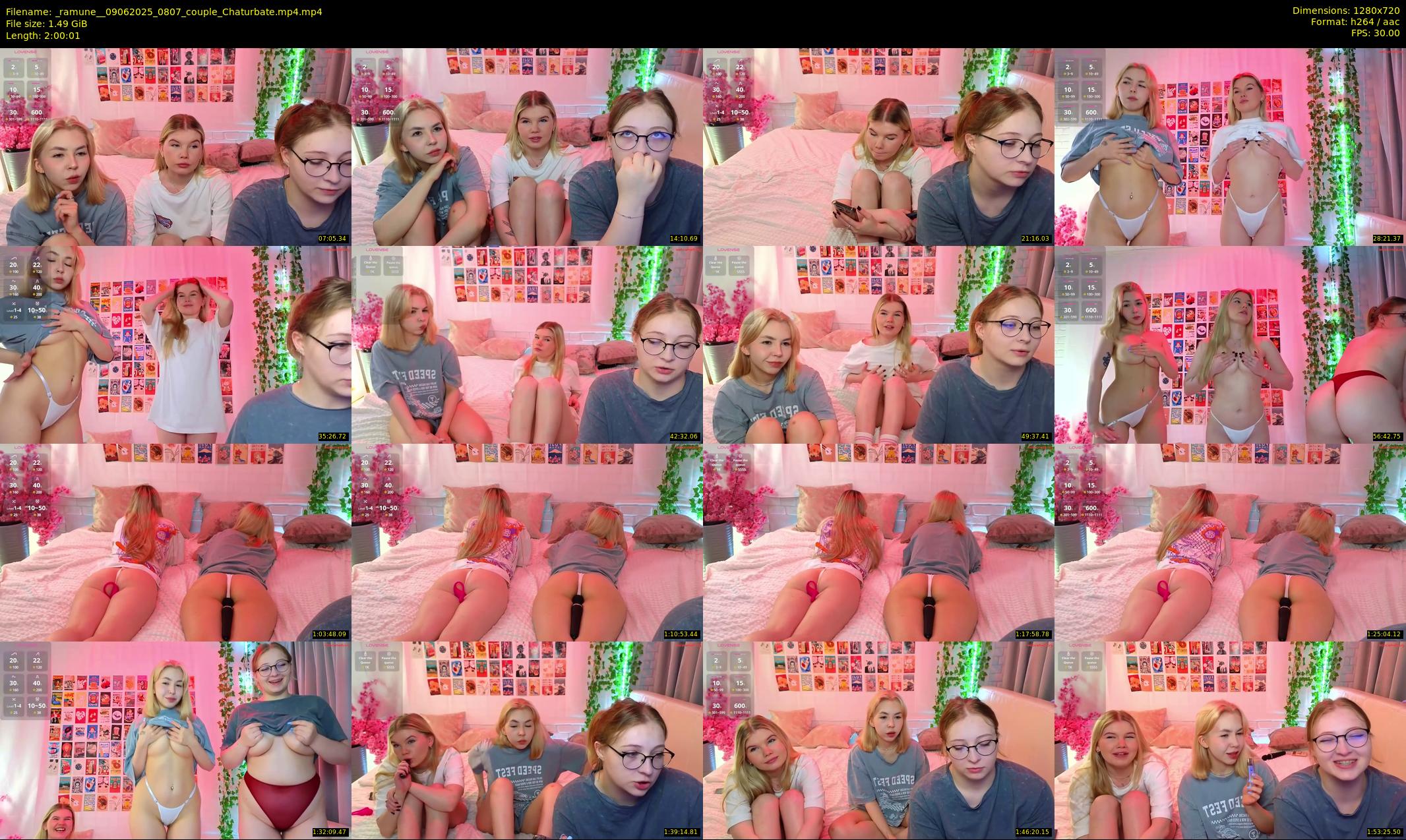 _ramune_ — 121 minute Chaturbate couple cam show recording, 720p, Jun 9, 2025