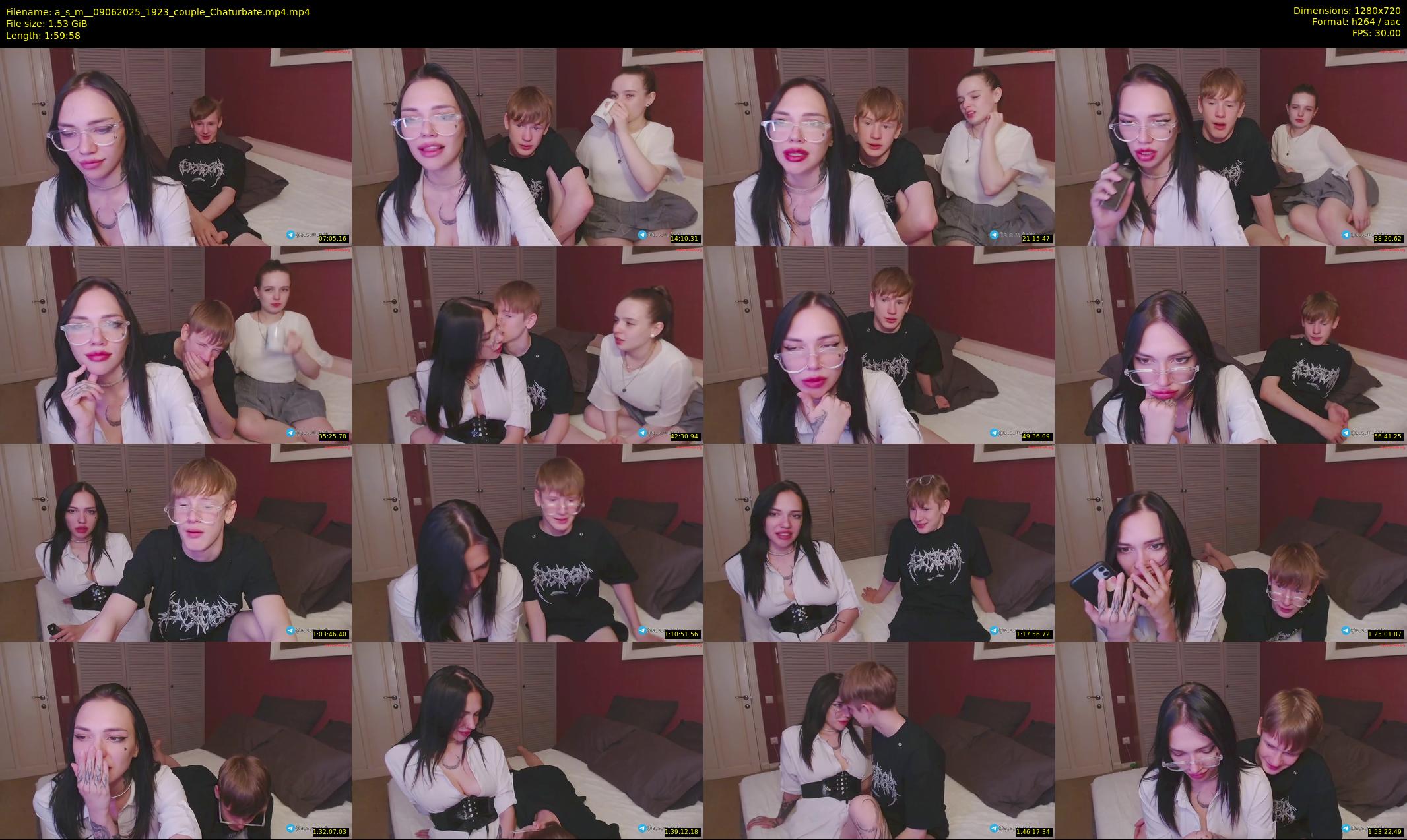 a_s_m_ — 120 minute Chaturbate couple cam show recording, 720p, Jun 9, 2025