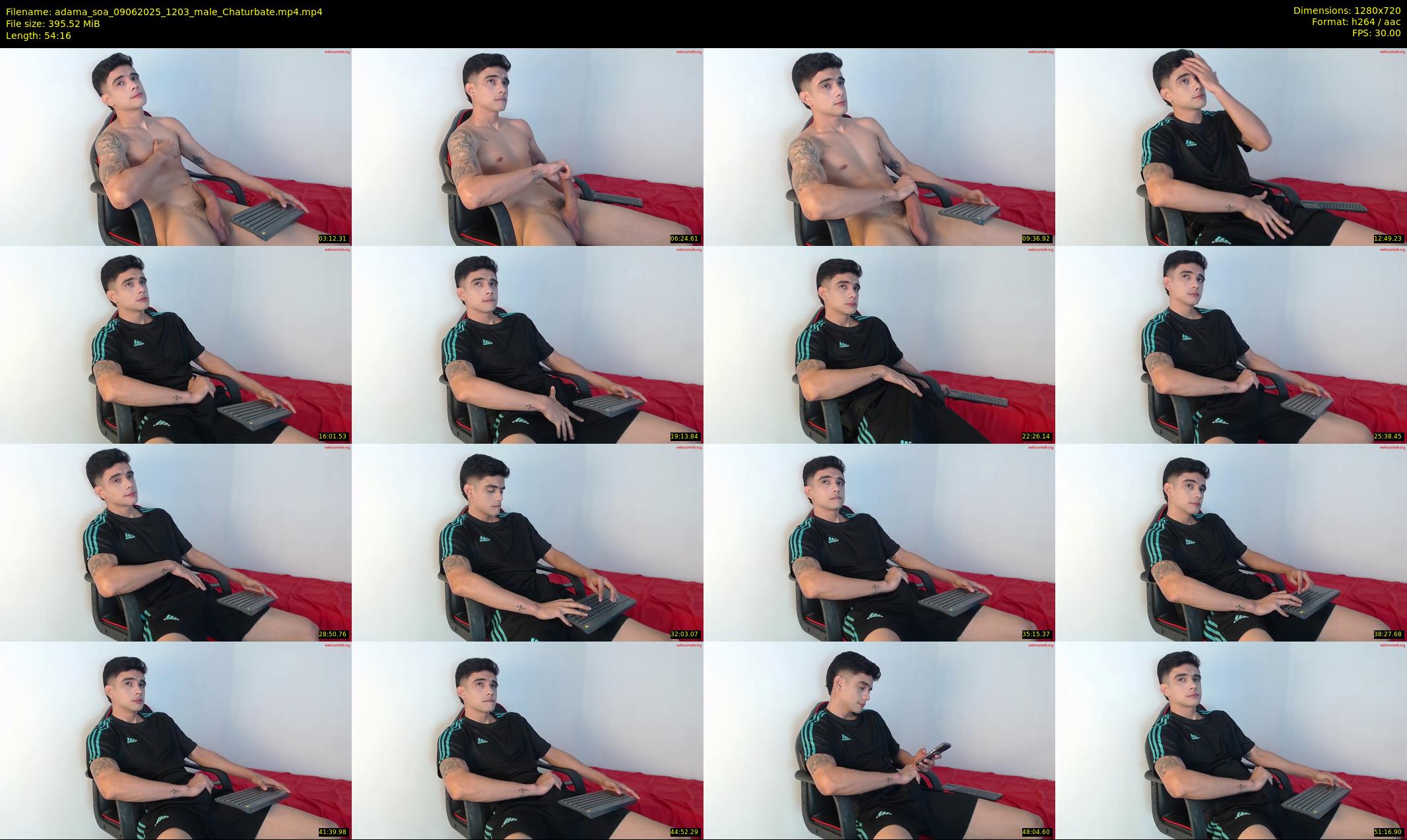 adama_soa — 55 minute Chaturbate male cam show recording, 720p, Jun 9, 2025