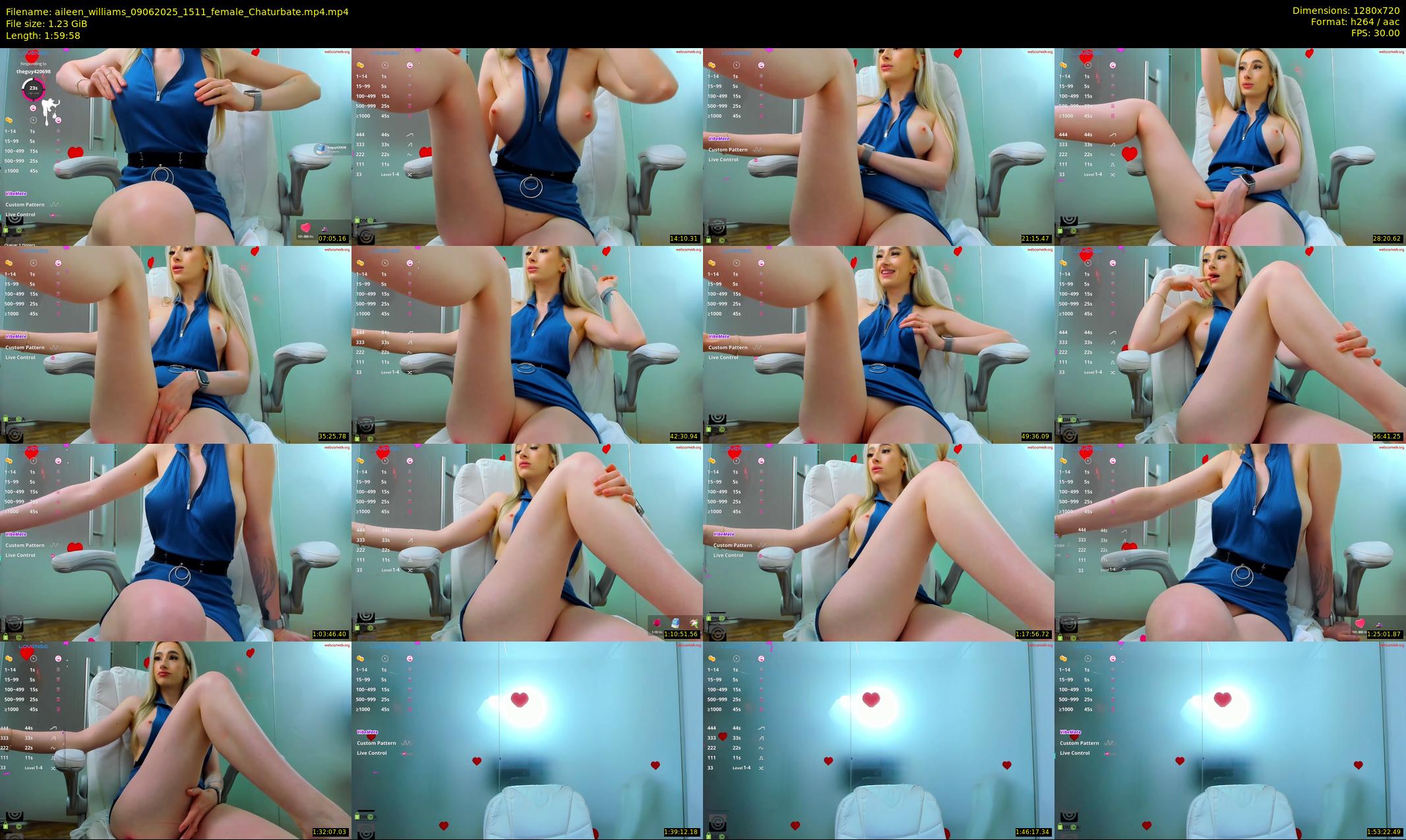 aileen_williams — 120 minute Chaturbate female cam show recording, 720p, Jun 9, 2025