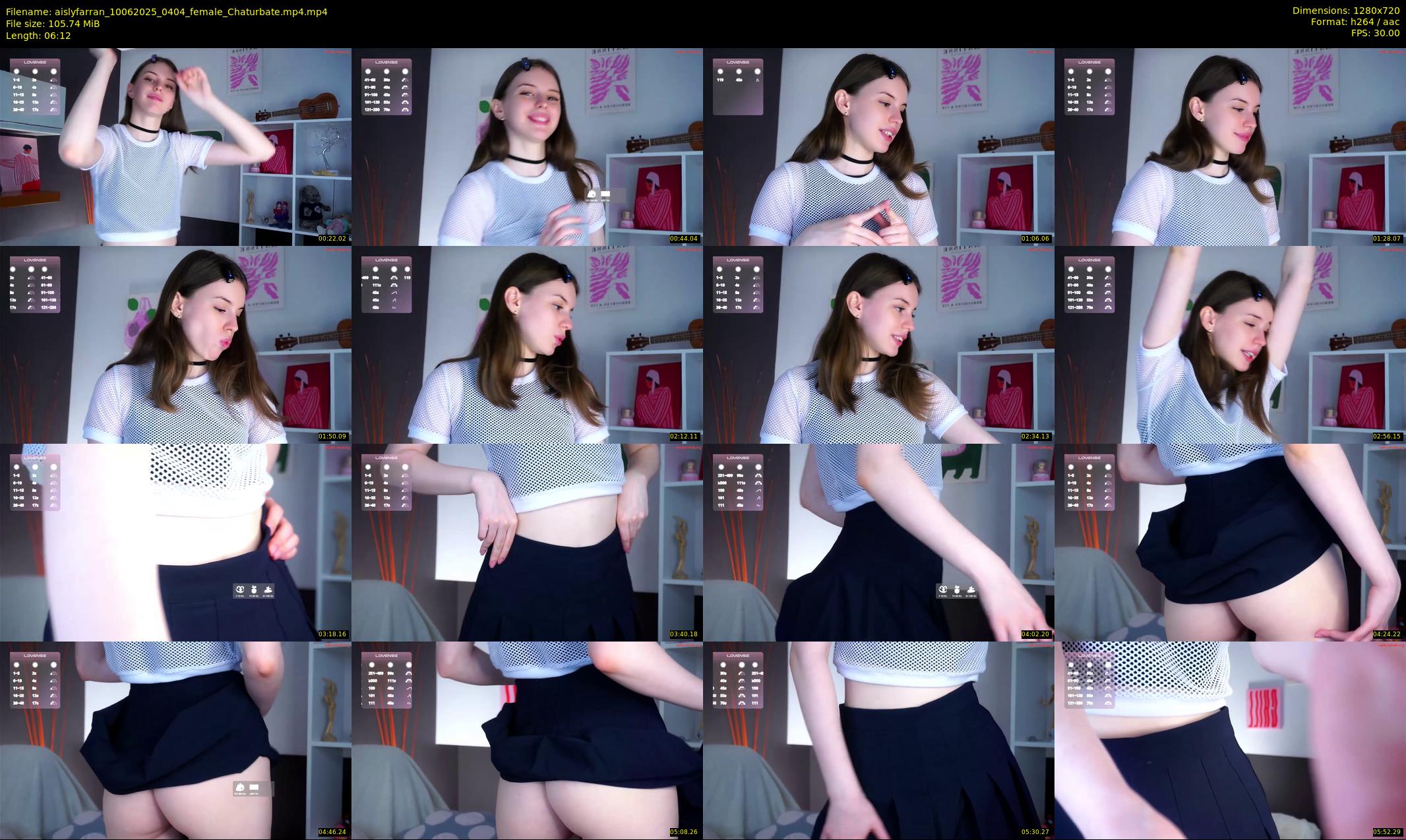 aislyfarran — 7 minute Chaturbate female cam show recording, 720p, Jun 10, 2025