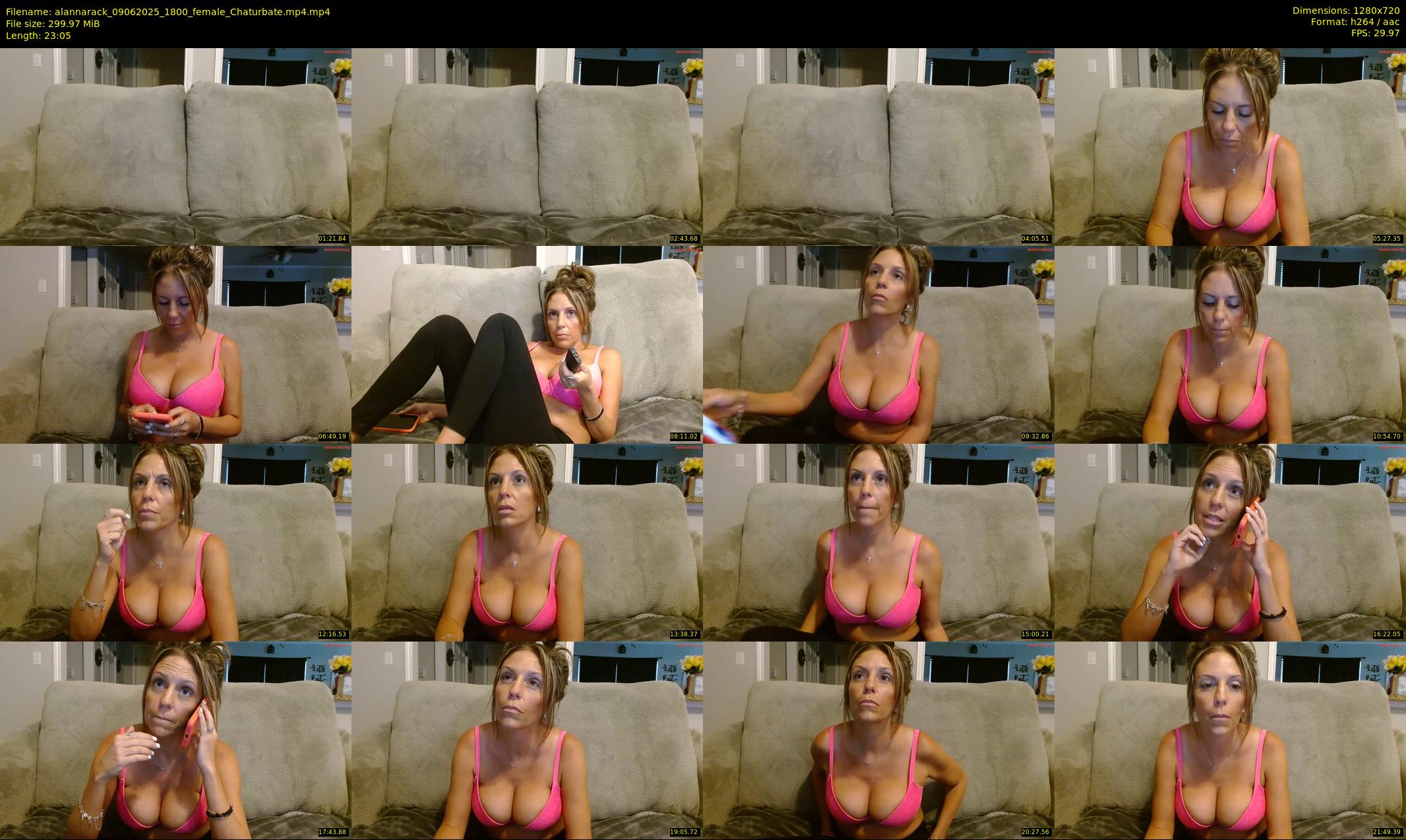 alannarack — 24 minute Chaturbate female cam show recording, 720p, Jun 9, 2025