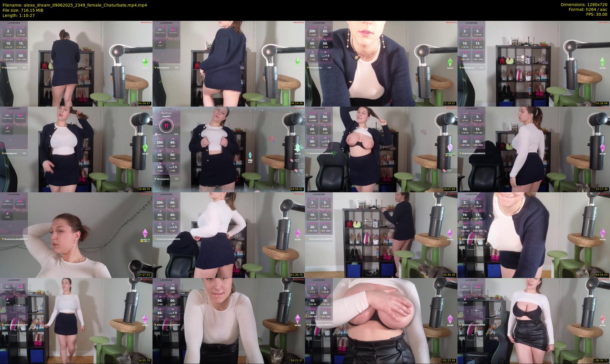 alexa_dream — 71 minute Chaturbate female cam show recording, 720p, Jun 9, 2025